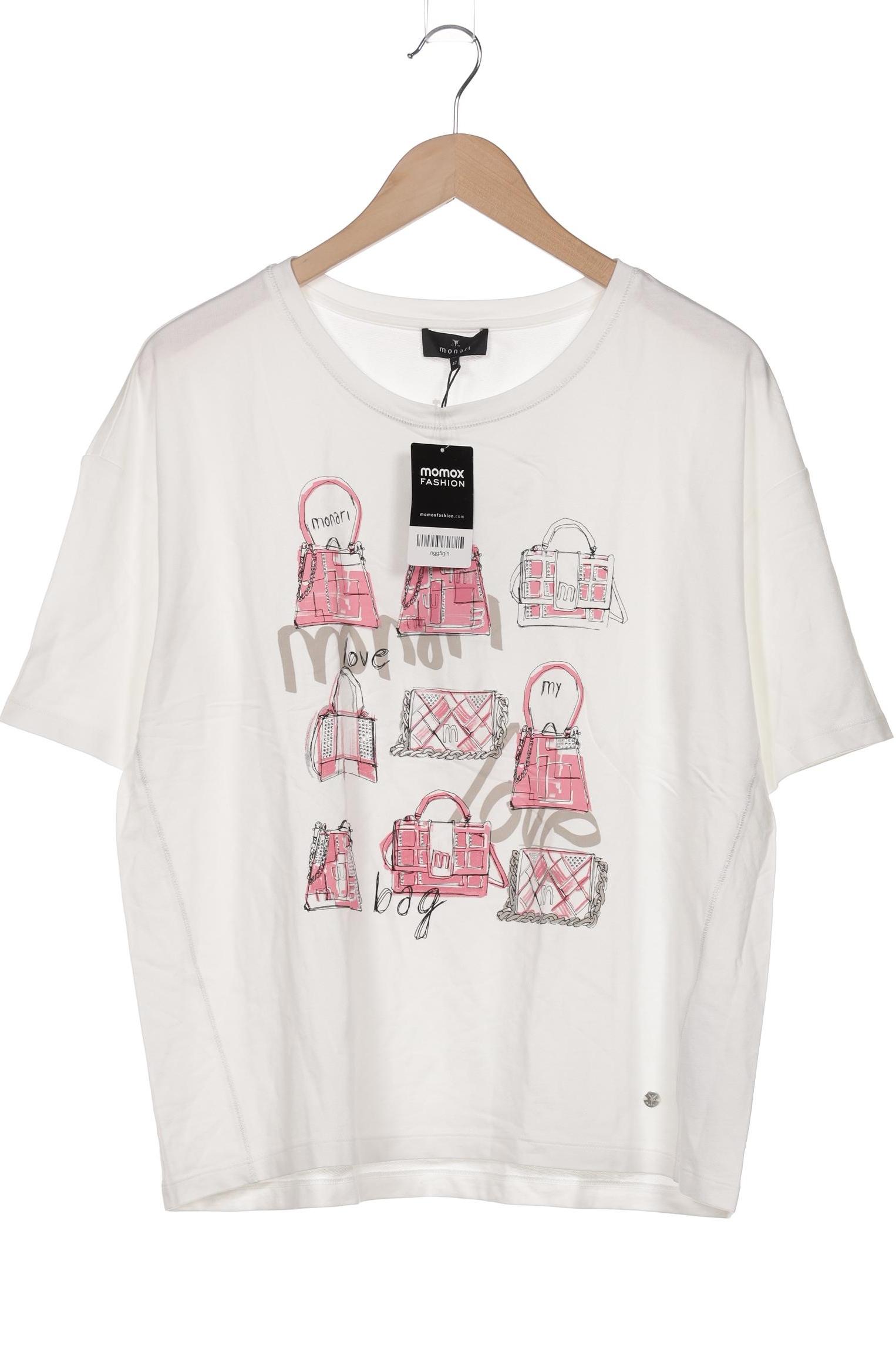 

monari Damen T-Shirt, weiß, Gr. 42
