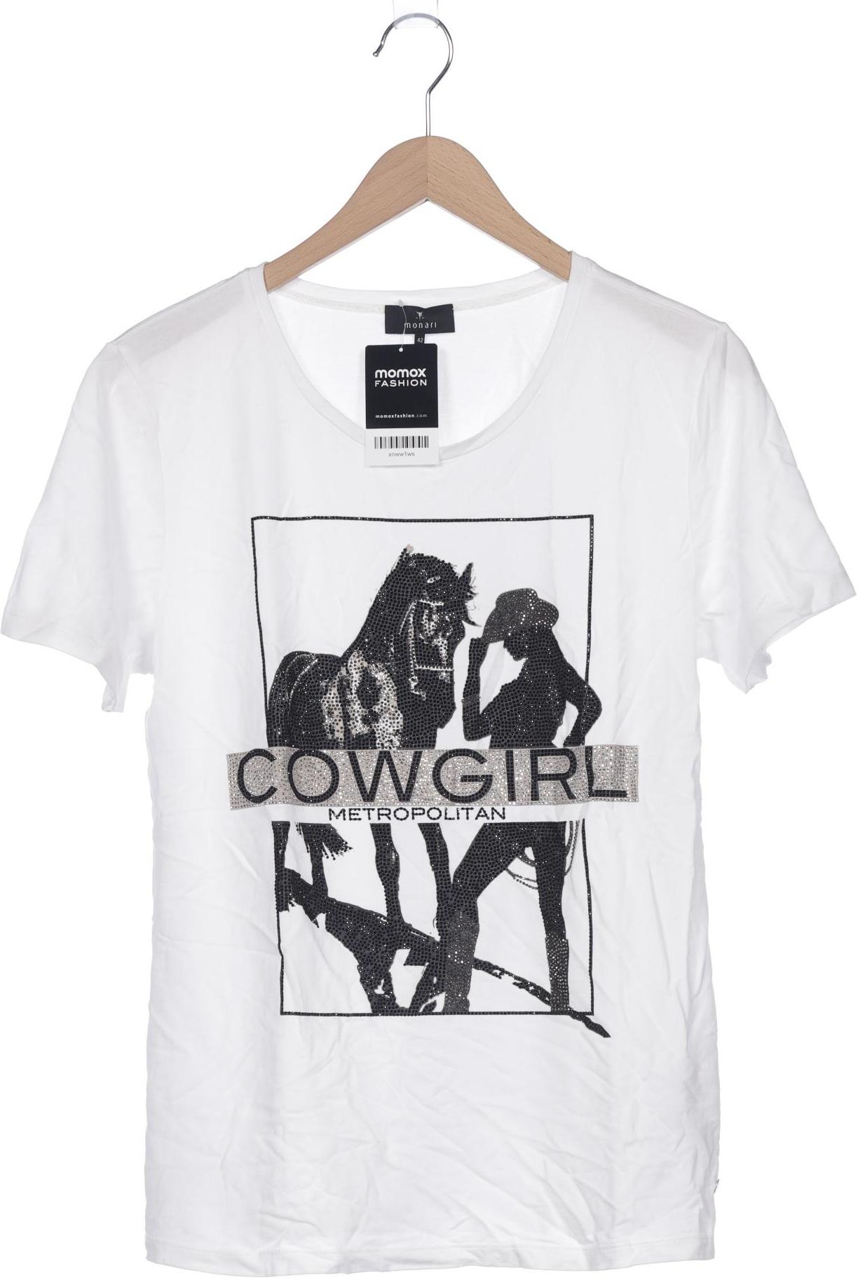 

monari Damen T-Shirt, weiß, Gr. 42