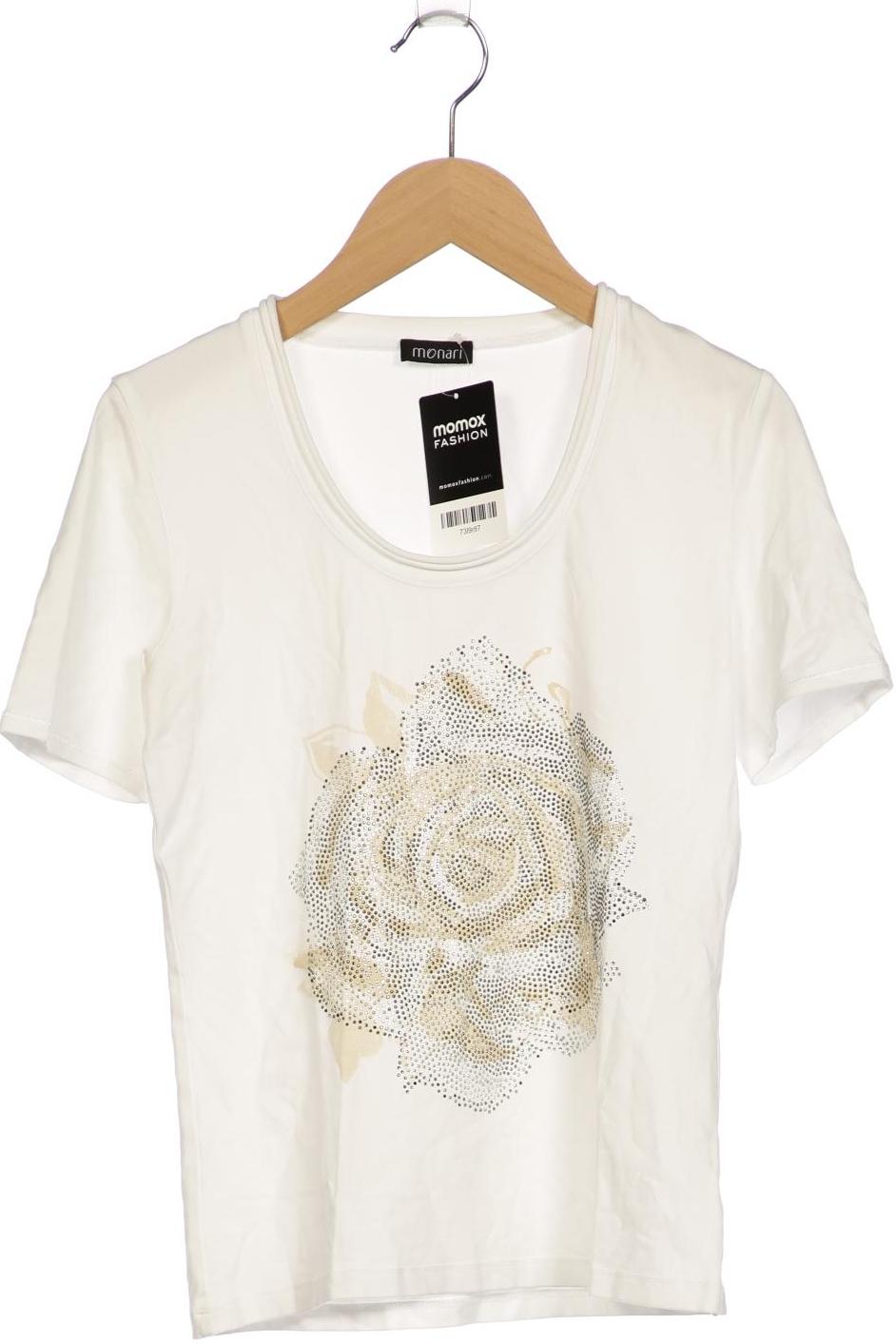 

monari Damen T-Shirt, weiß, Gr. 36