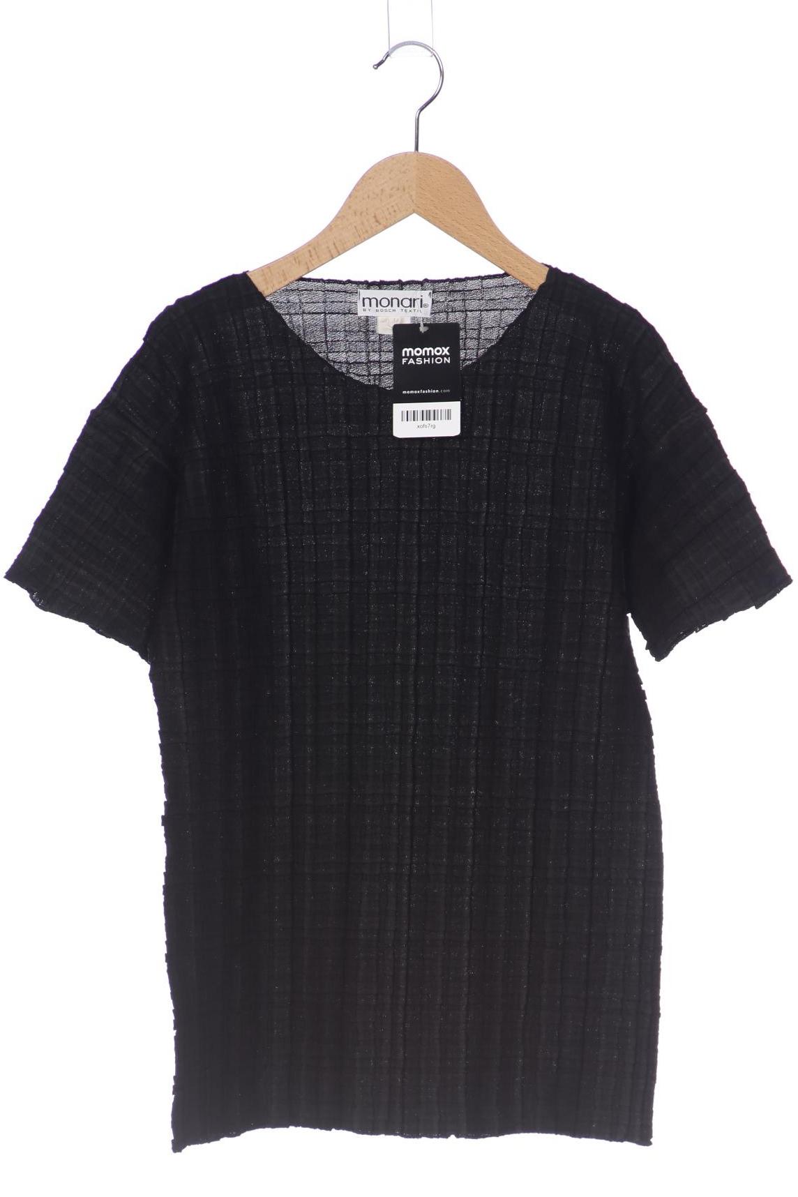 

monari Damen T-Shirt, schwarz, Gr. 38