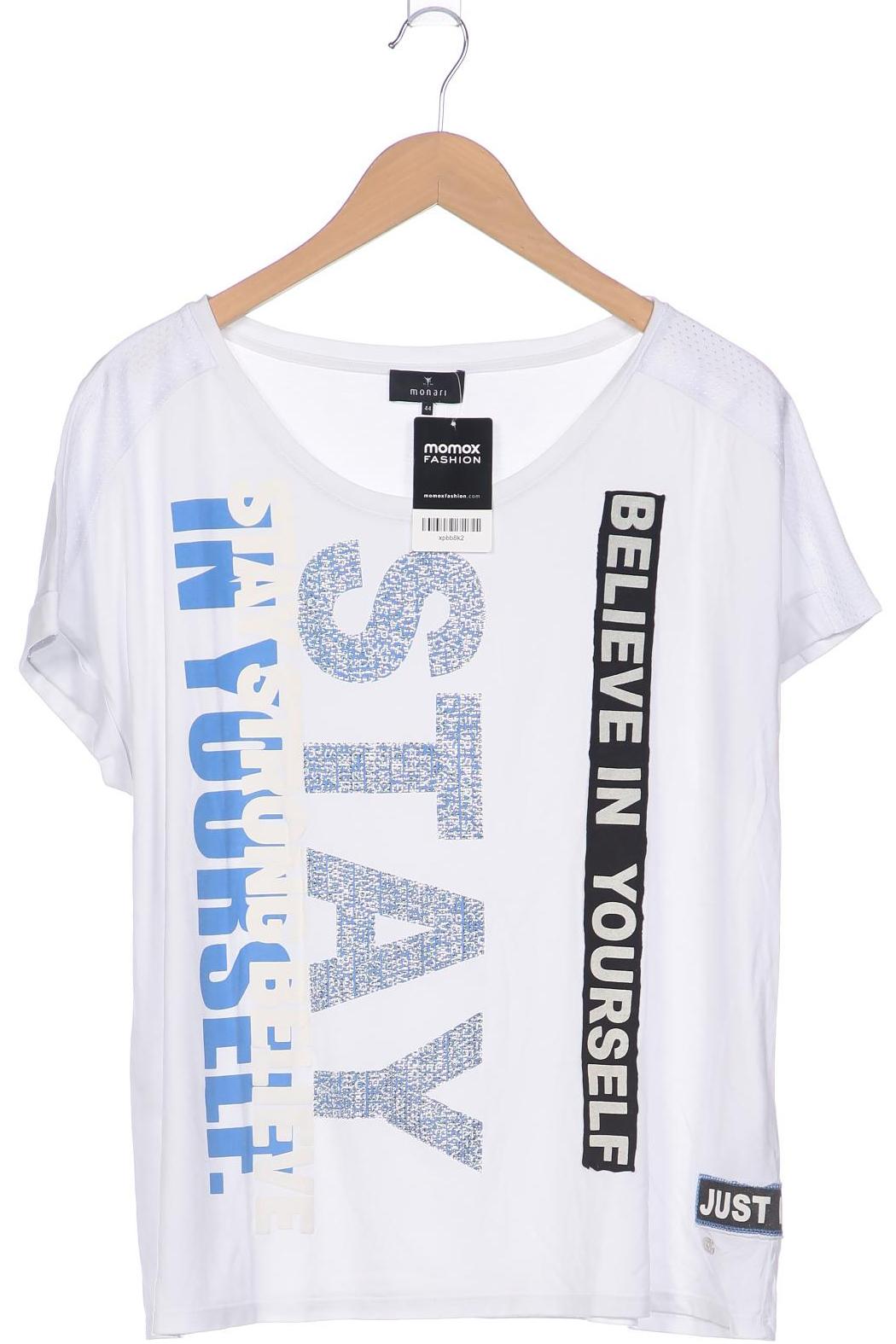 

monari Damen T-Shirt, weiß, Gr. 44