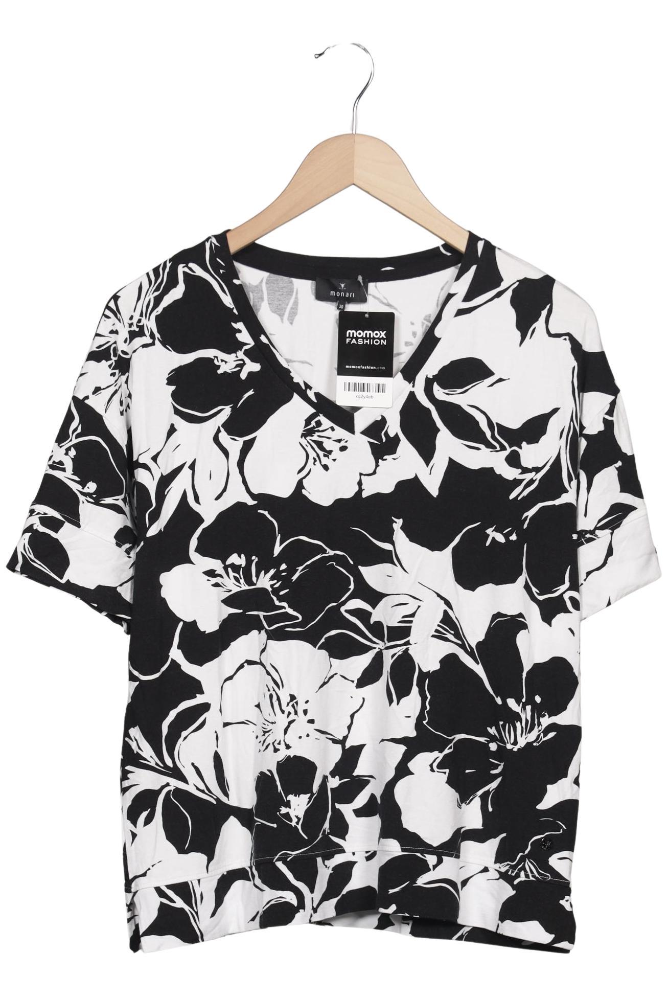 

monari Damen T-Shirt, schwarz, Gr. 38