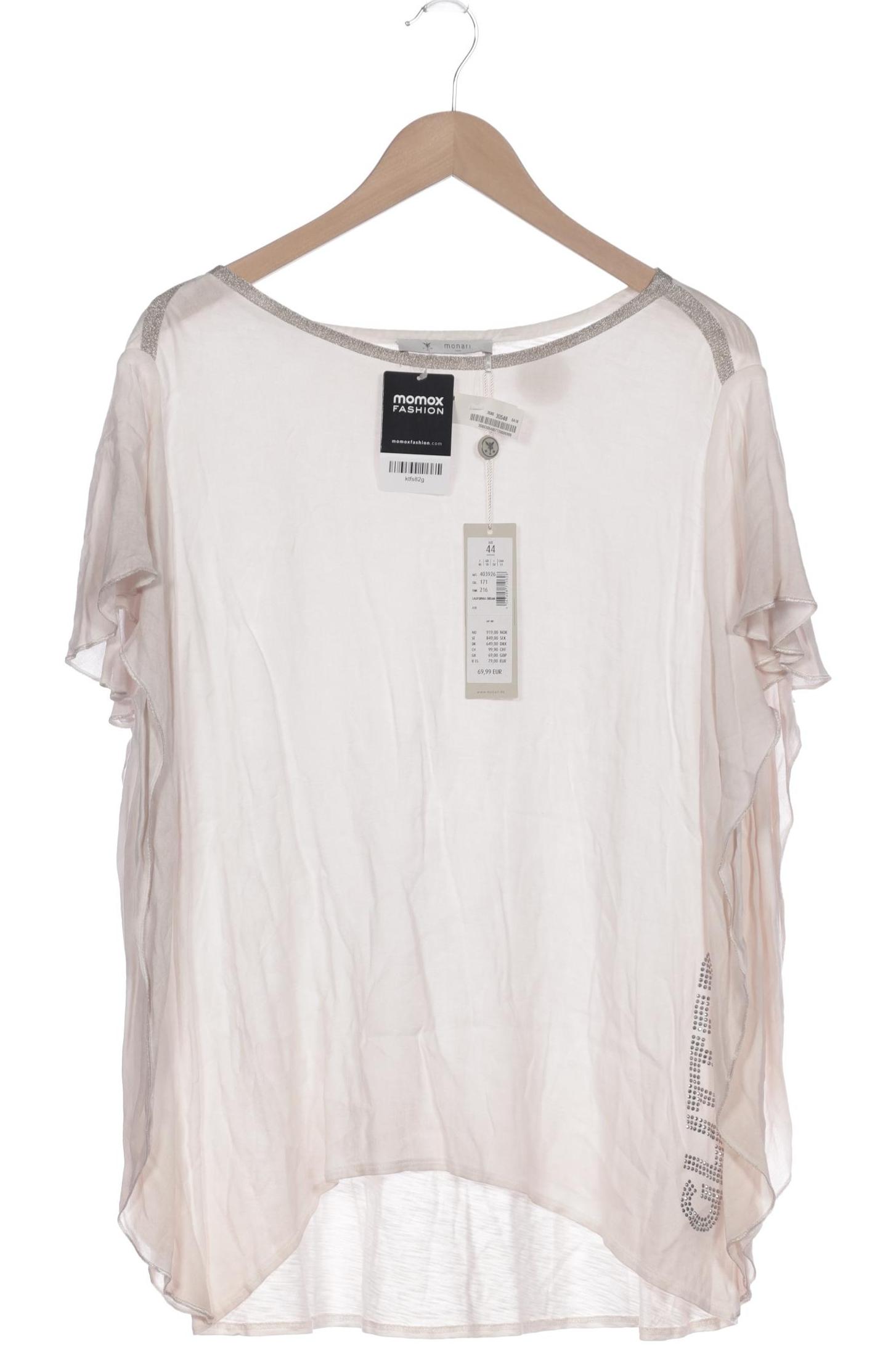 

monari Damen T-Shirt, beige, Gr. 44
