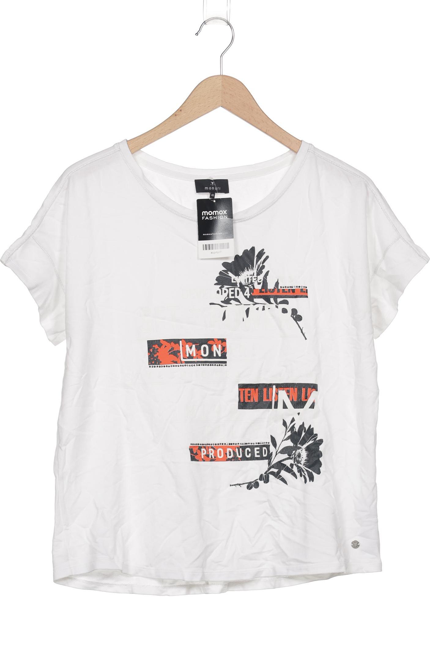 

monari Damen T-Shirt, weiß, Gr. 40