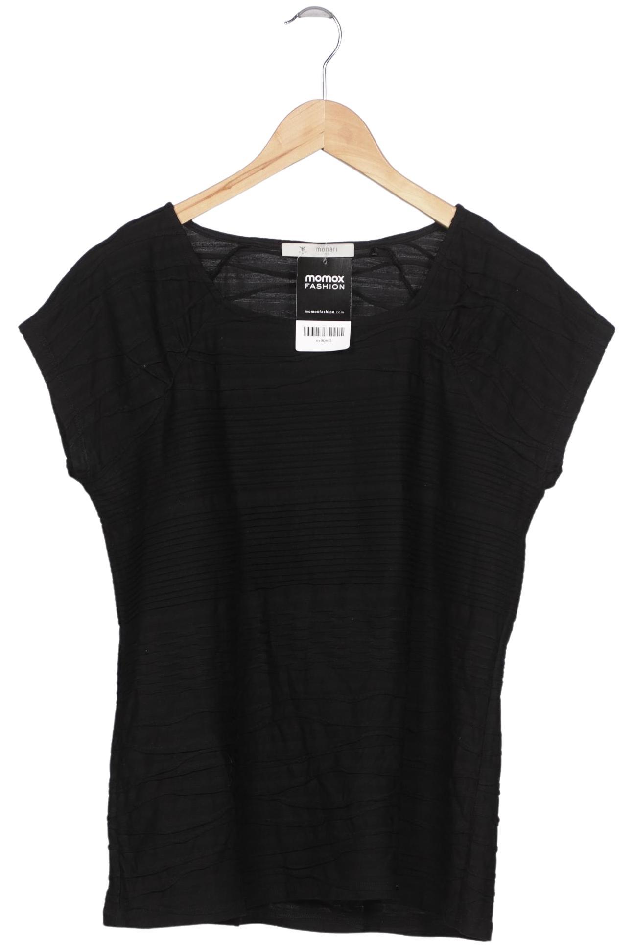 

monari Damen T-Shirt, schwarz, Gr. 42