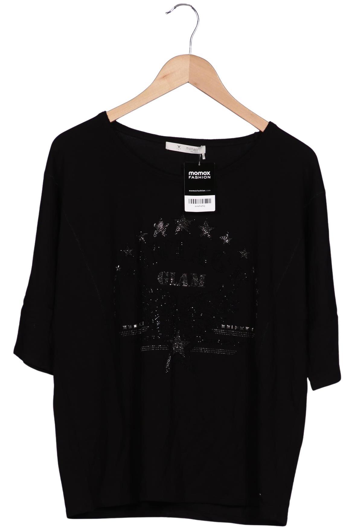 

monari Damen T-Shirt, schwarz, Gr. 40