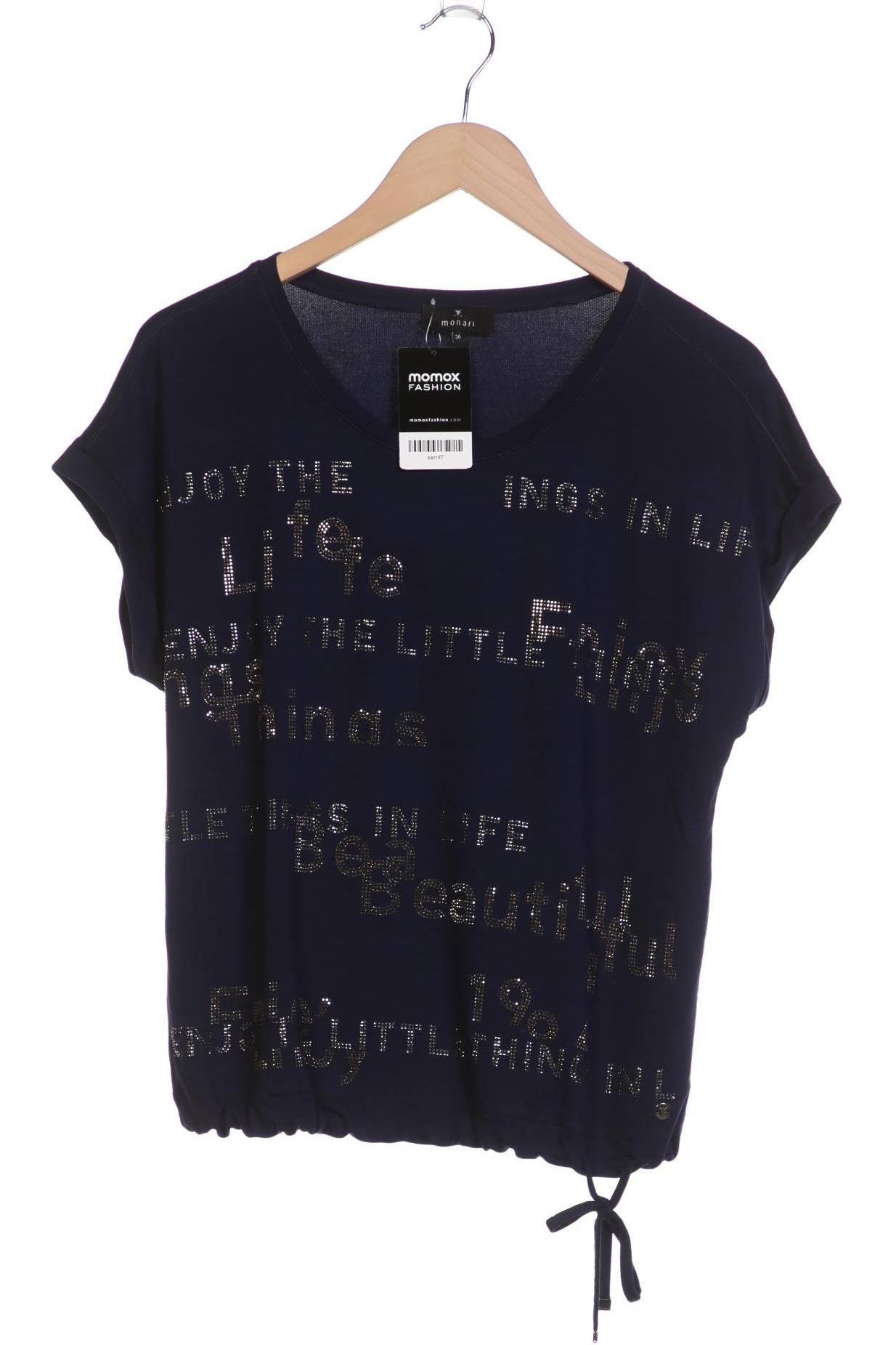 

monari Damen T-Shirt, marineblau, Gr. 36