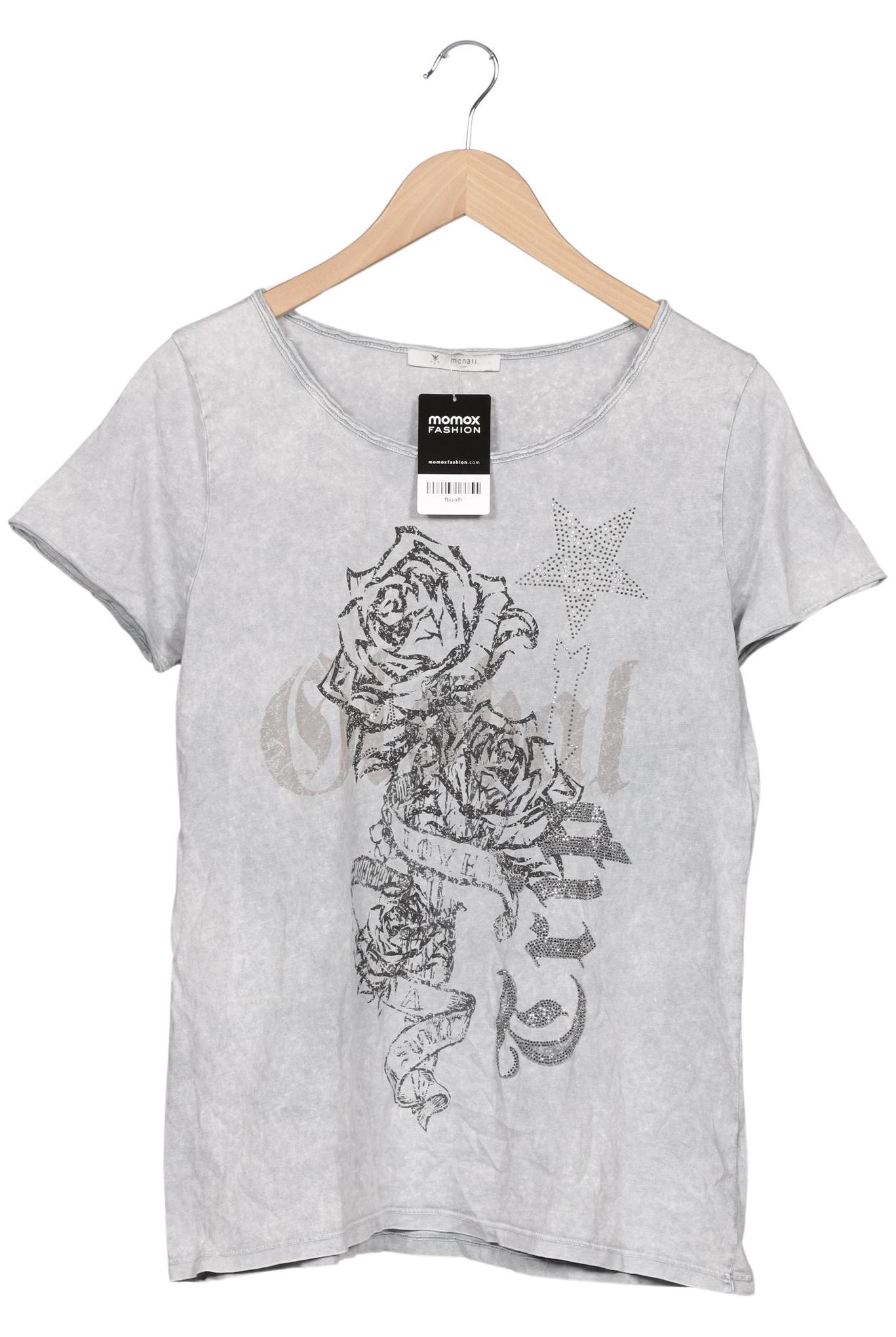 

monari Damen T-Shirt, grau, Gr. 44