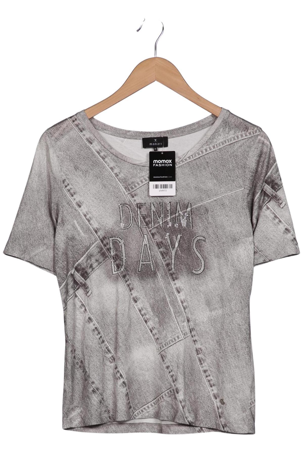 

monari Damen T-Shirt, grau, Gr. 36