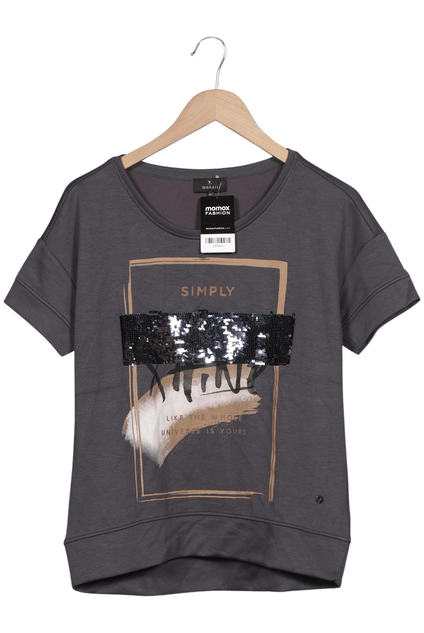 

monari Damen T-Shirt, grau, Gr. 34