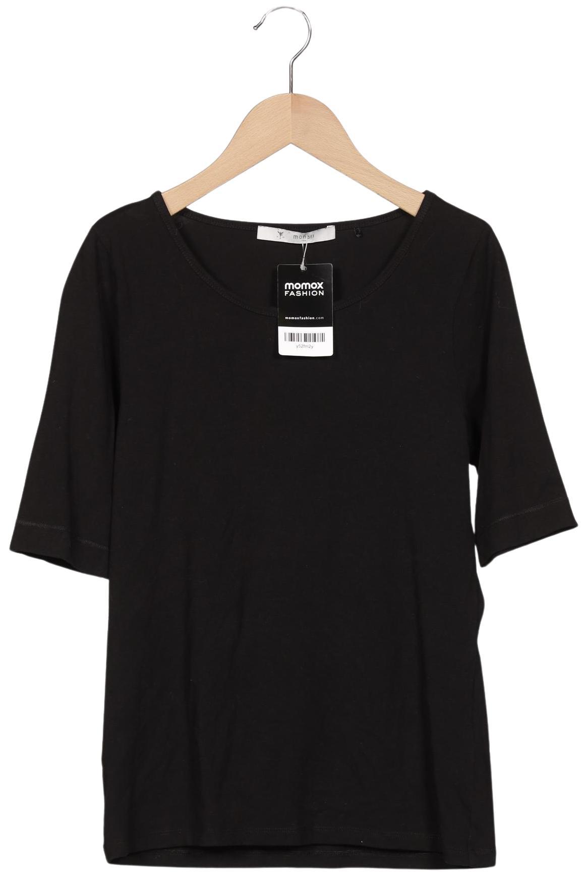 

monari Damen T-Shirt, schwarz, Gr. 36