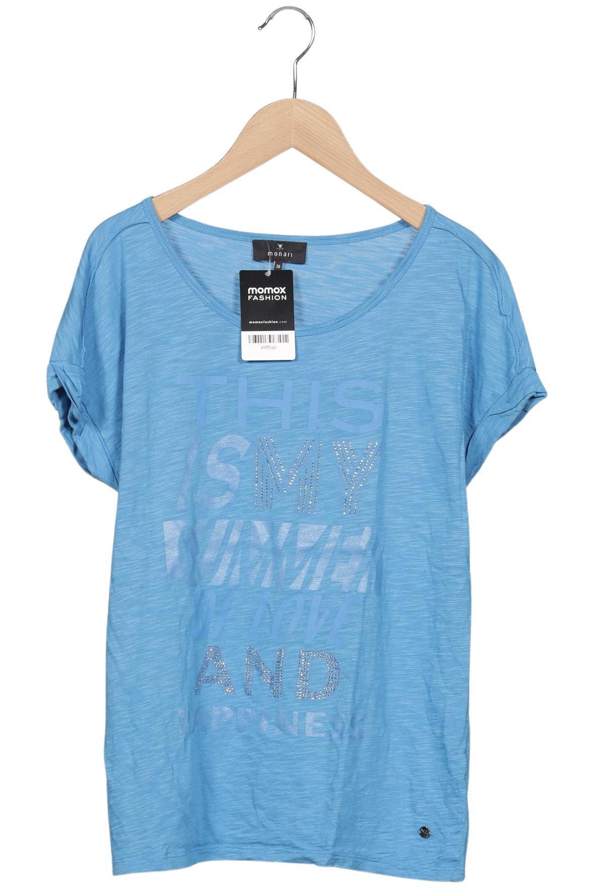 

monari Damen T-Shirt, blau, Gr. 38