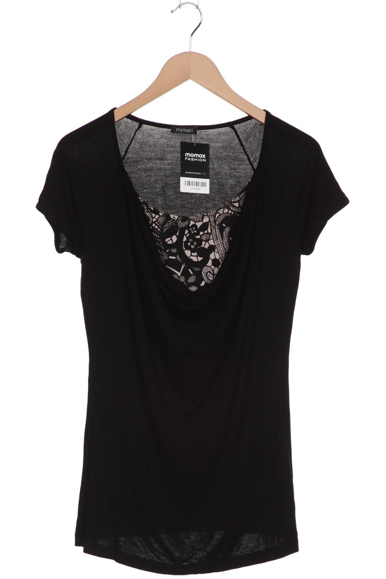 

monari Damen T-Shirt, schwarz