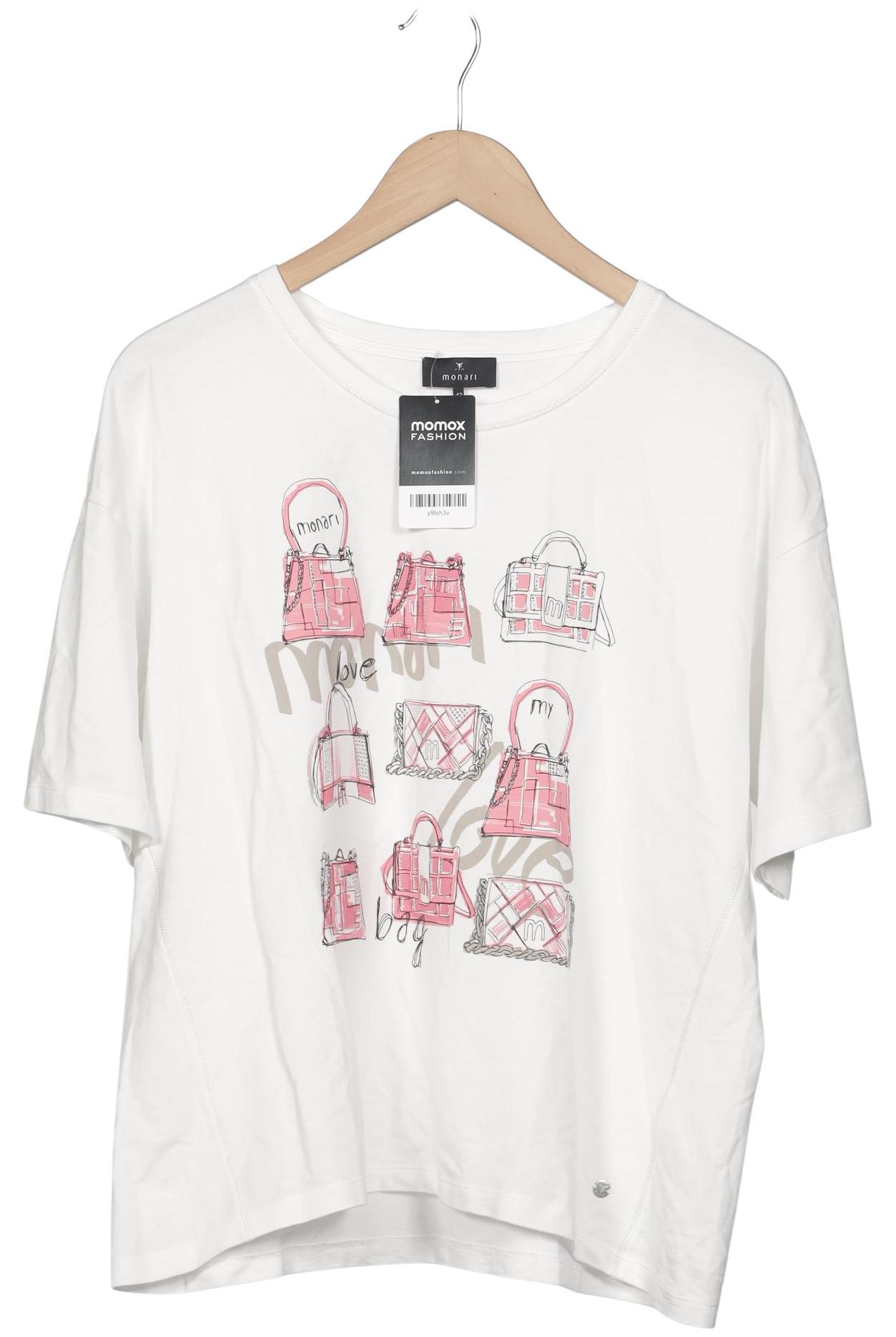 

monari Damen T-Shirt, weiß, Gr. 42