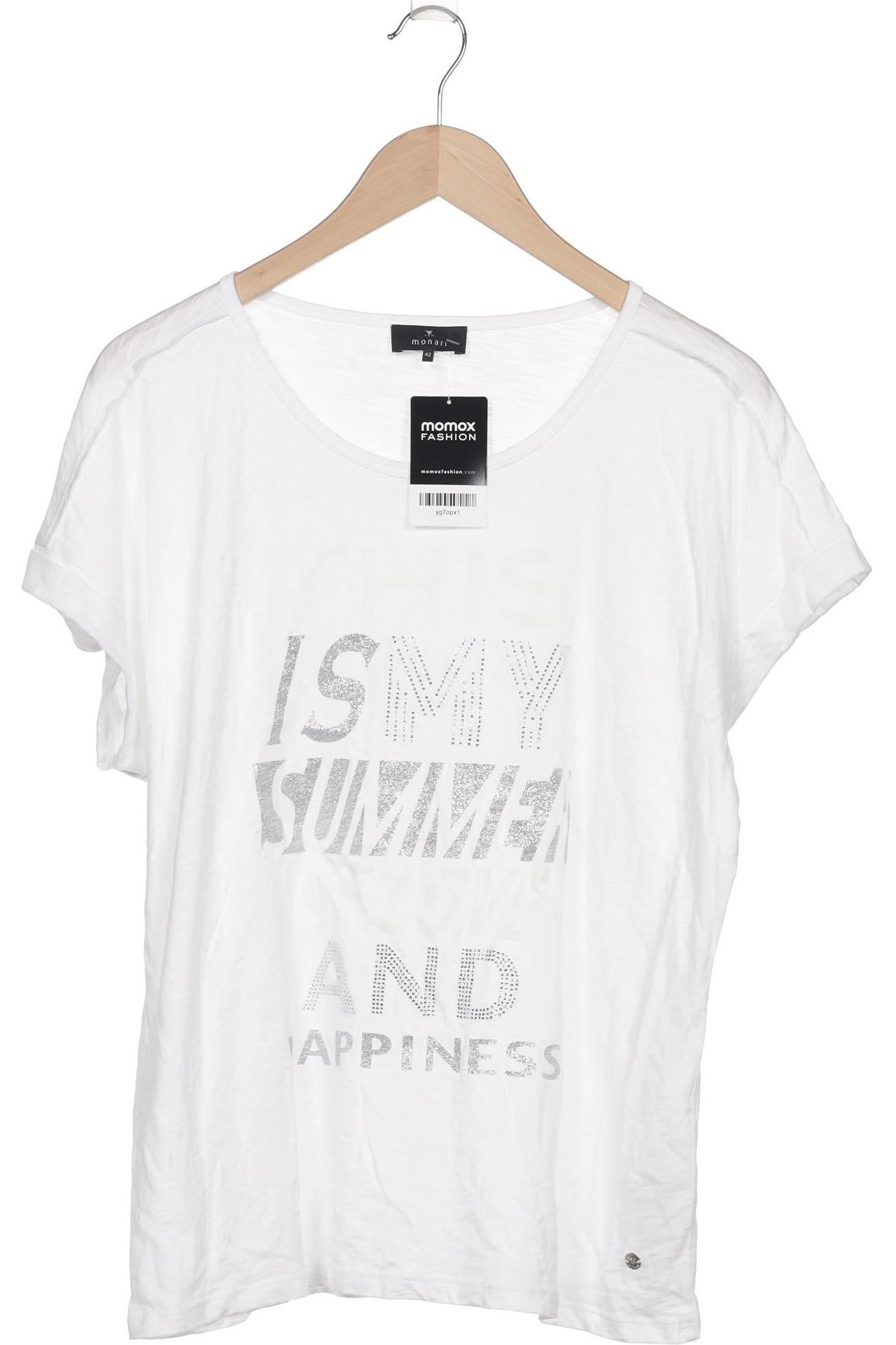 

monari Damen T-Shirt, weiß, Gr. 42
