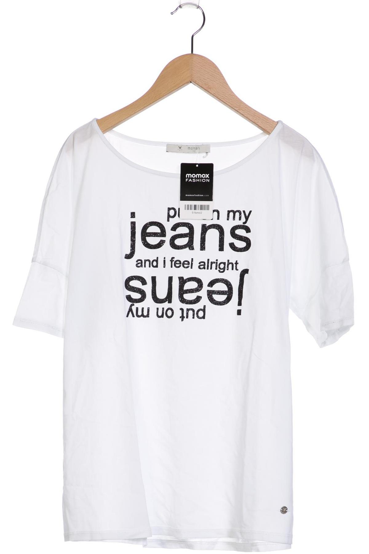 

monari Damen T-Shirt, weiß, Gr. 42
