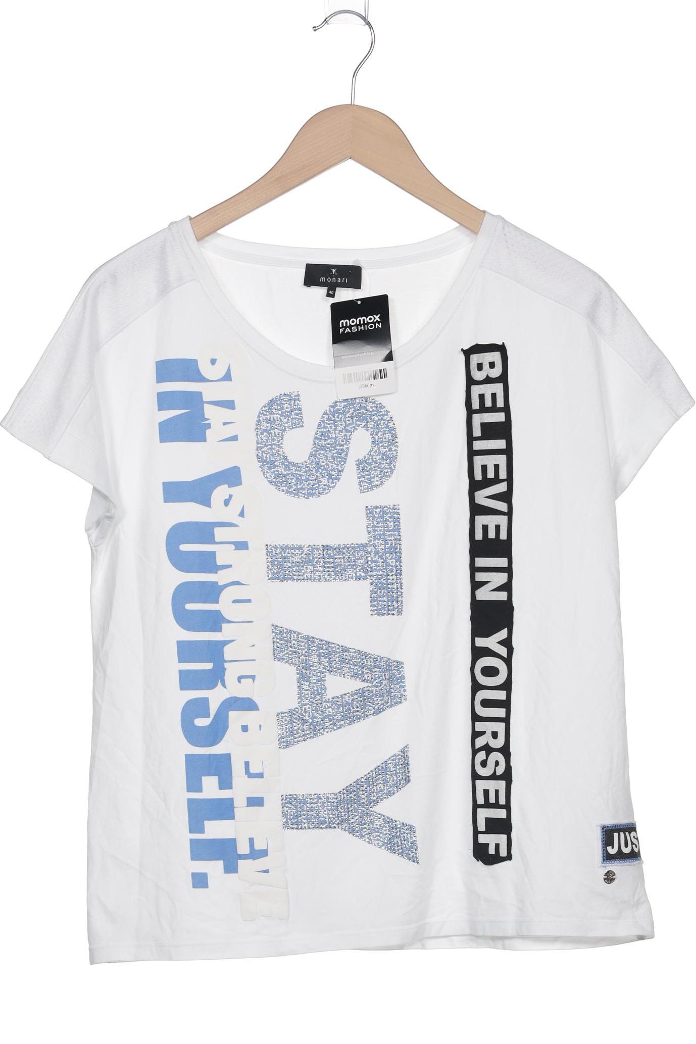 

monari Damen T-Shirt, weiß, Gr. 40