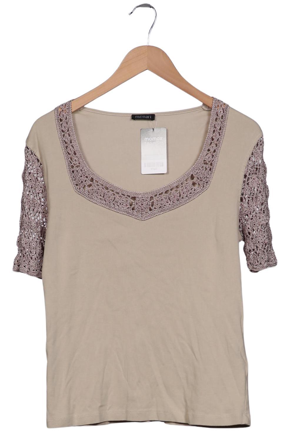 

monari Damen T-Shirt, beige, Gr. 44