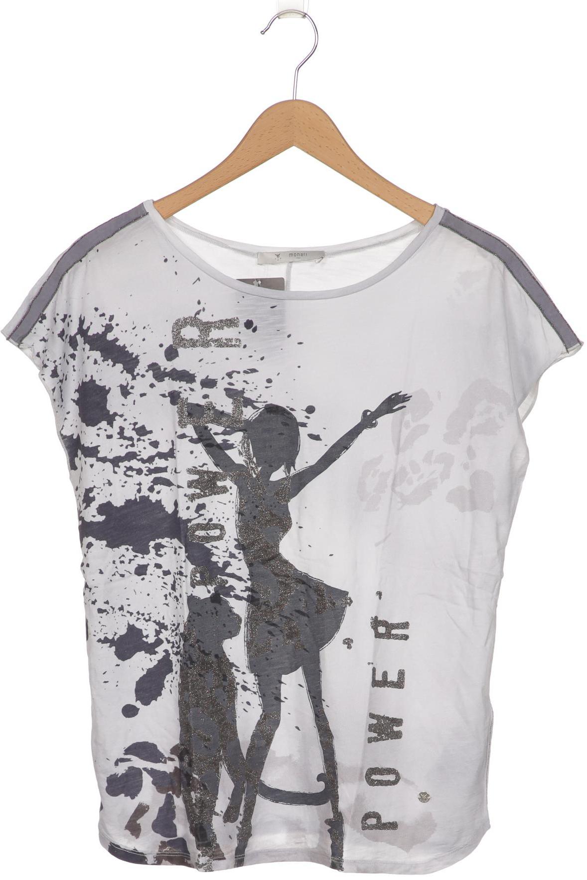 

monari Damen T-Shirt, grau, Gr. 38