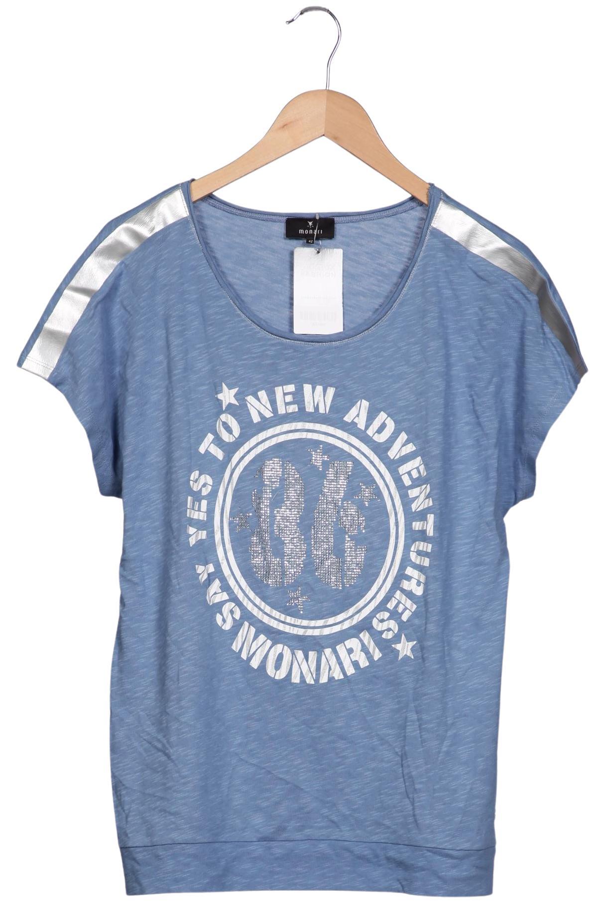 

monari Damen T-Shirt, blau, Gr. 42