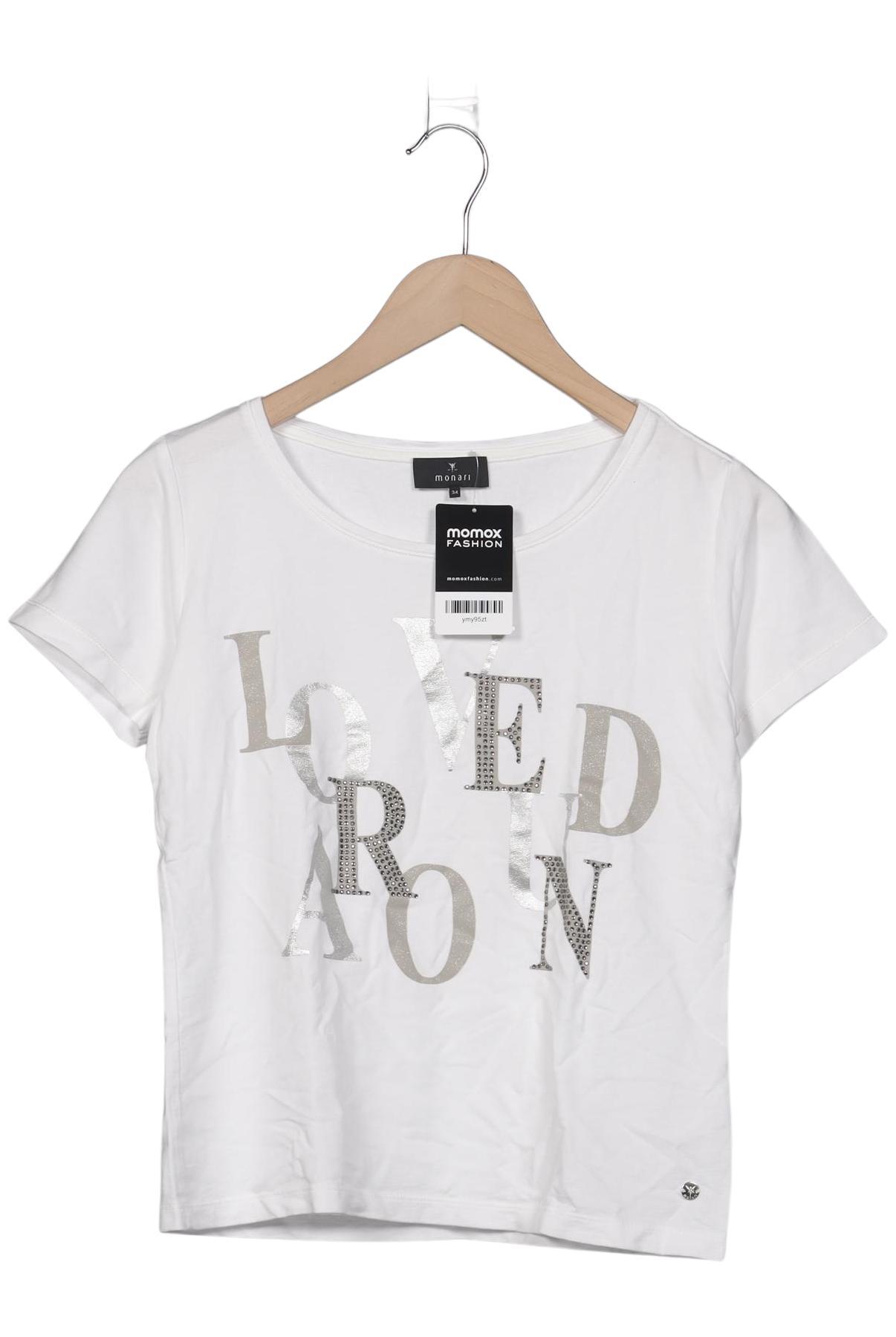 

monari Damen T-Shirt, weiß, Gr. 34