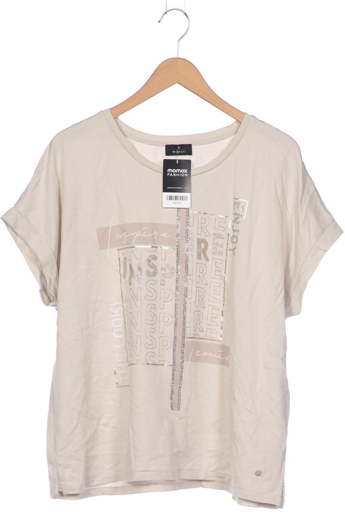 

monari Damen T-Shirt, beige, Gr. 46