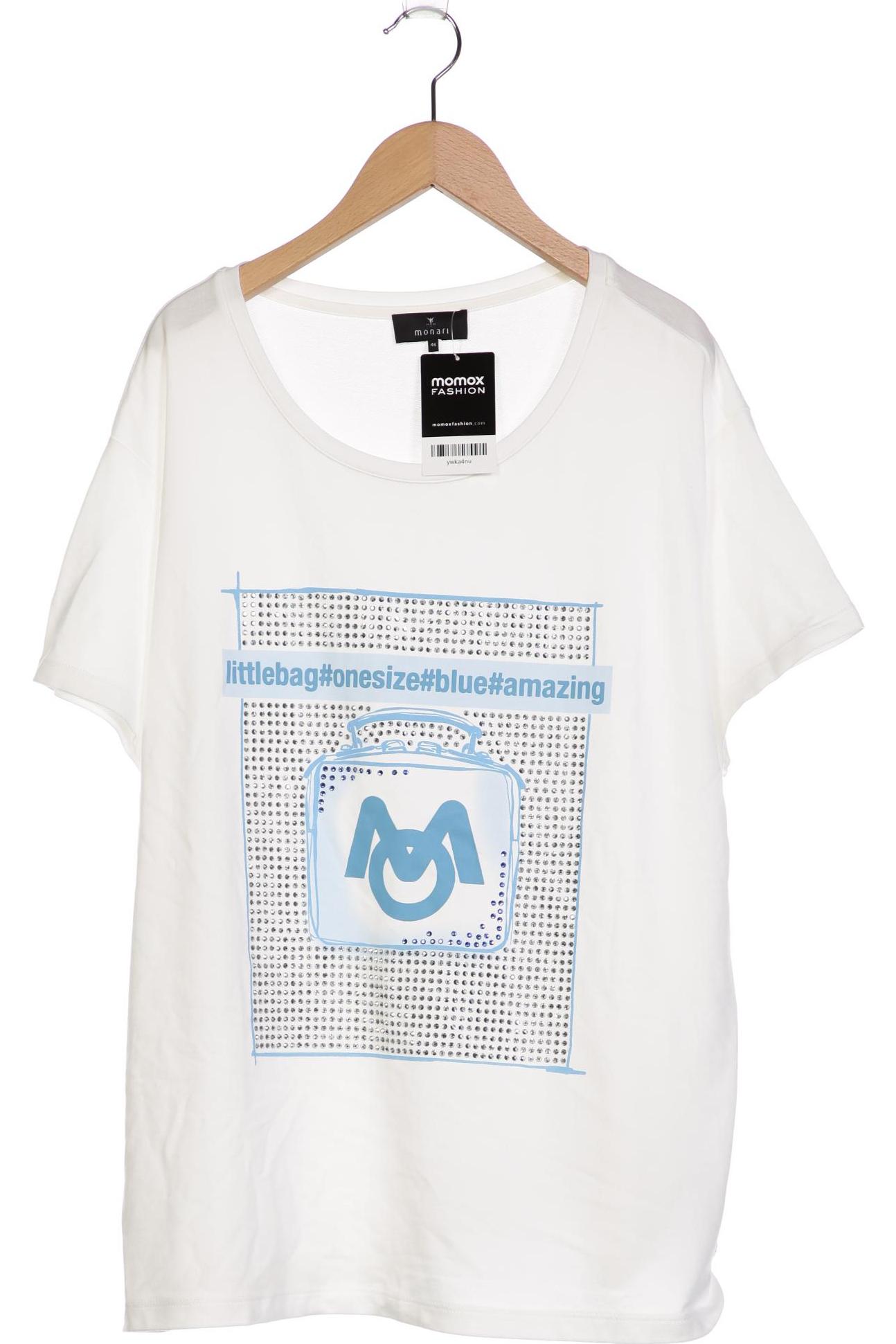 

monari Damen T-Shirt, weiß, Gr. 46