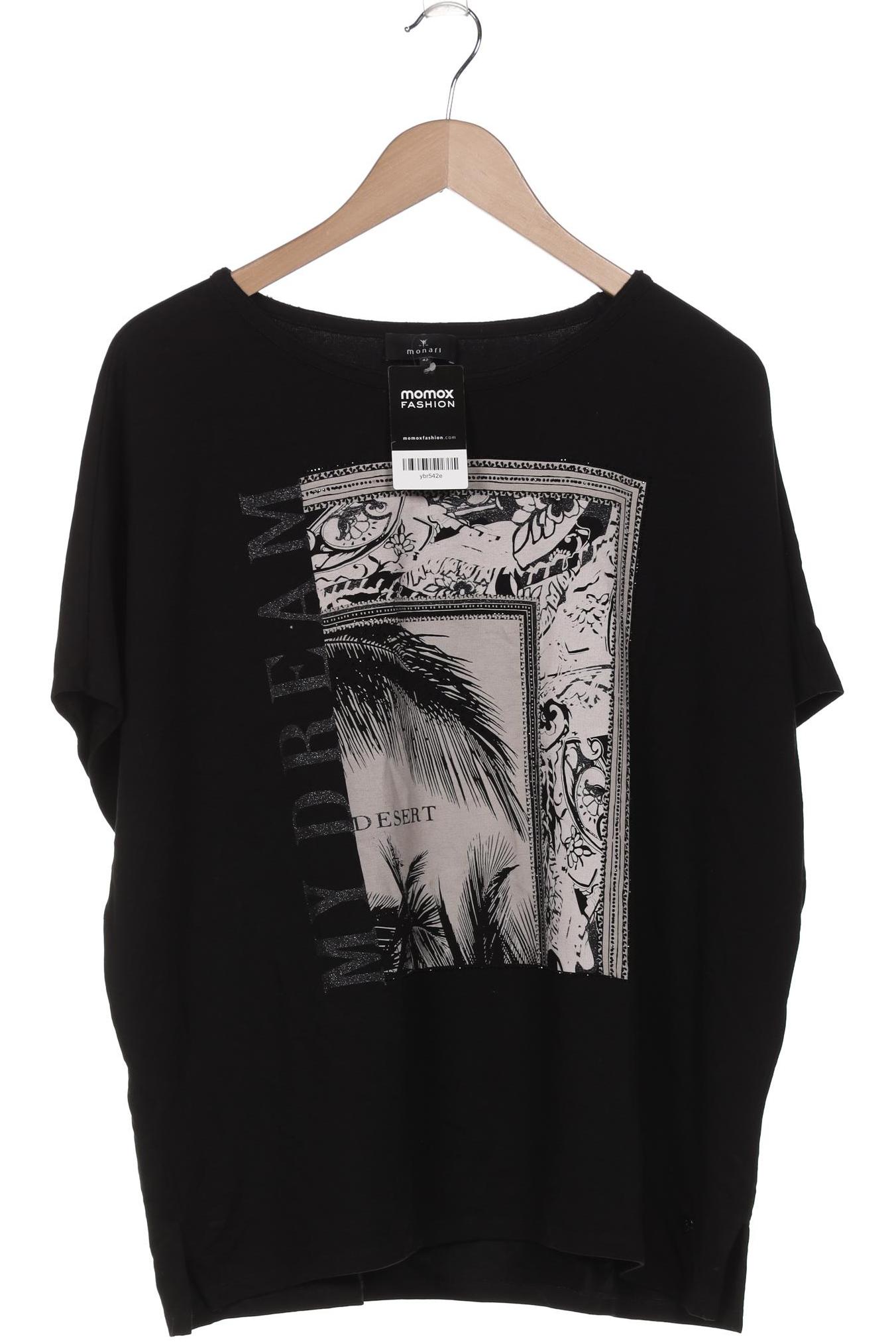 

monari Damen T-Shirt, schwarz, Gr. 42