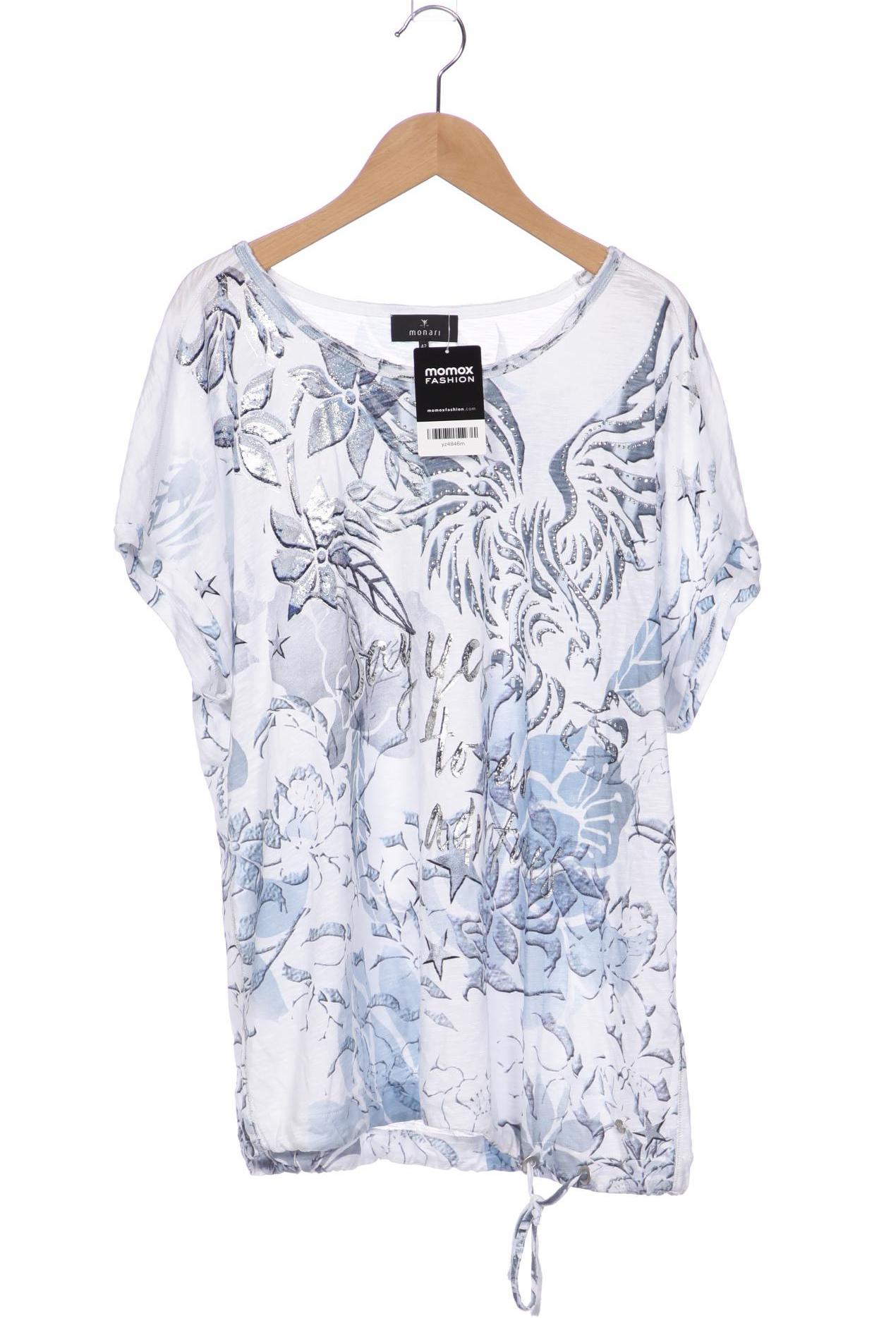 

monari Damen T-Shirt, weiß