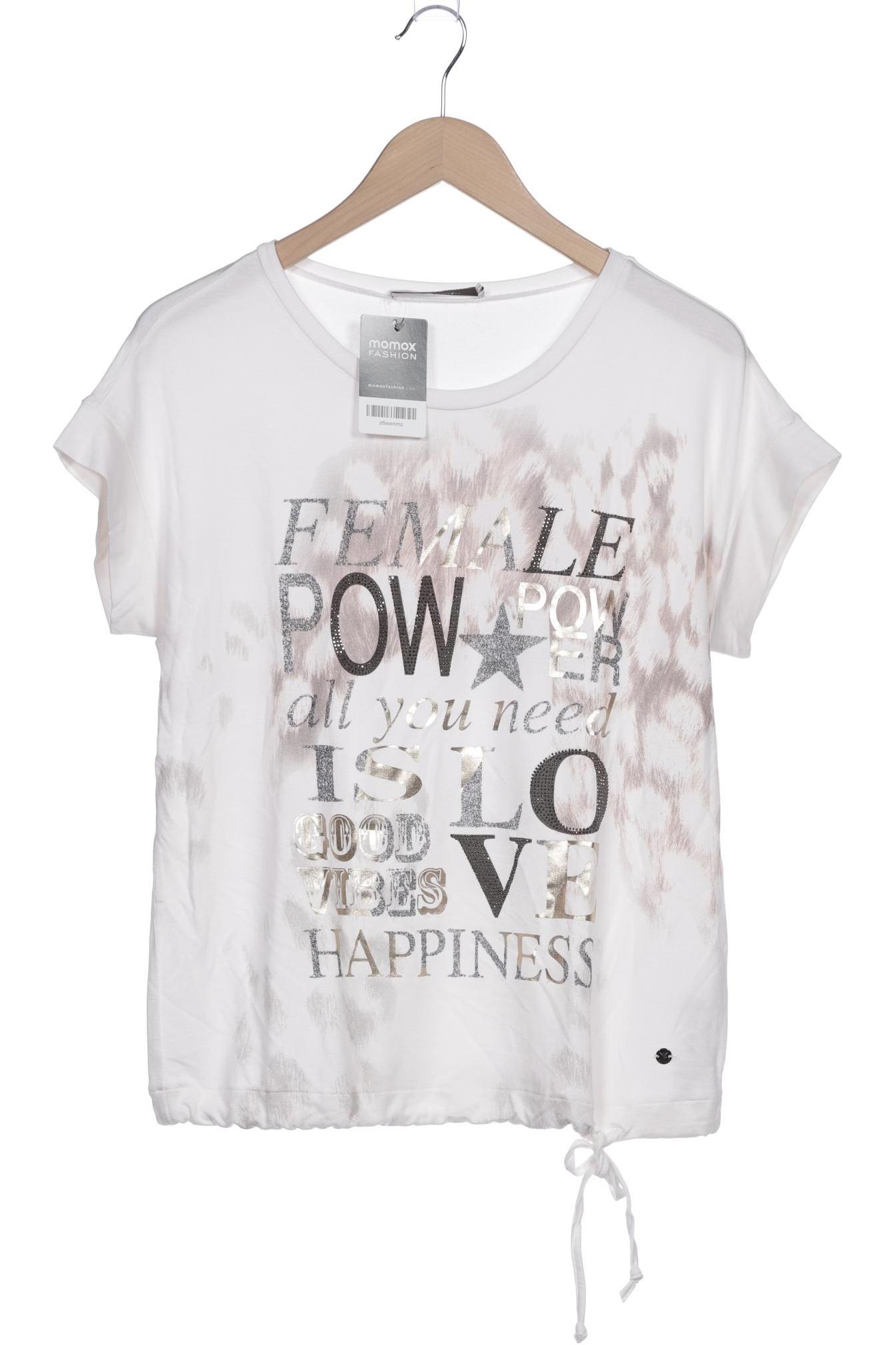 

monari Damen T-Shirt, cremeweiß