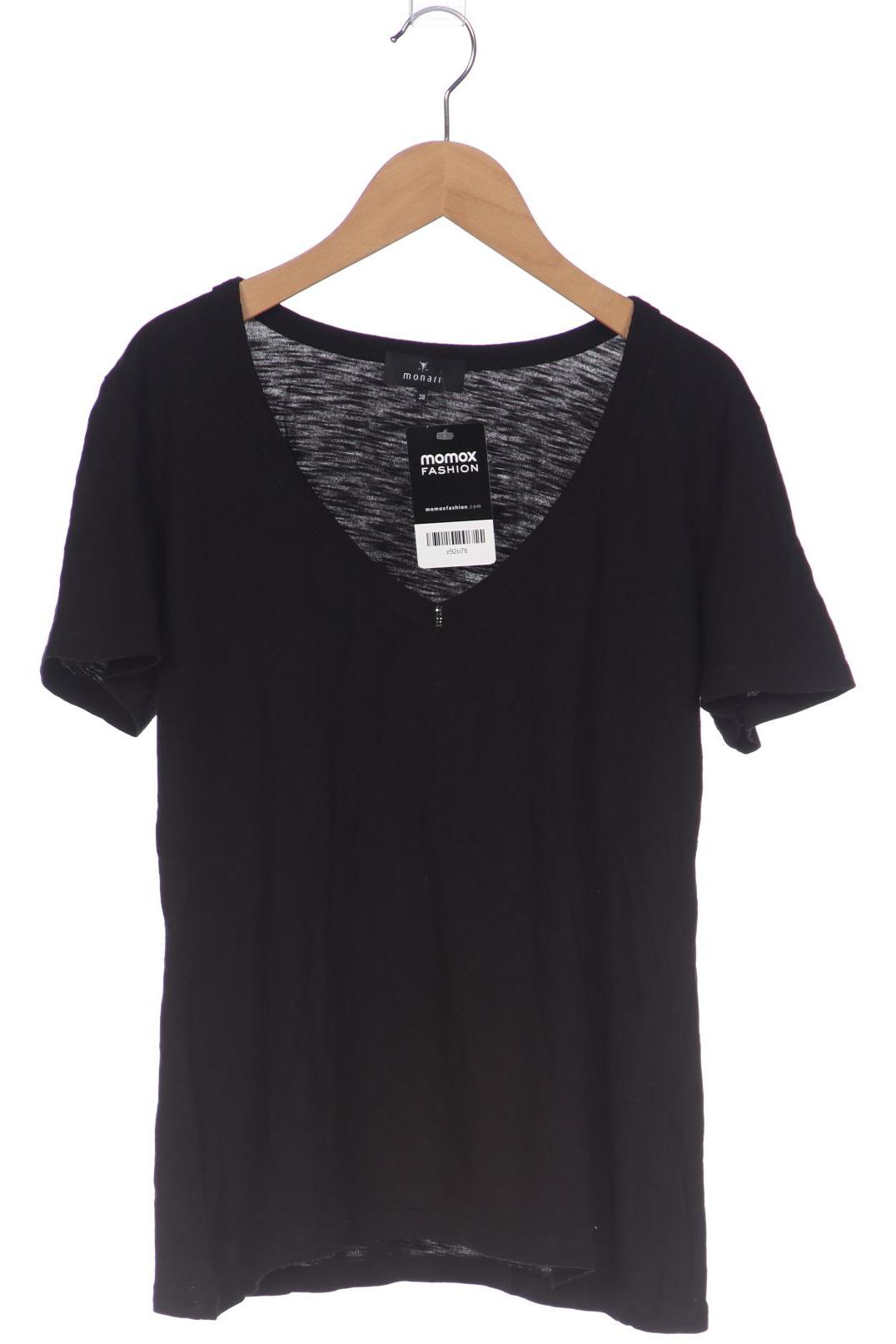 

monari Damen T-Shirt, schwarz, Gr. 38