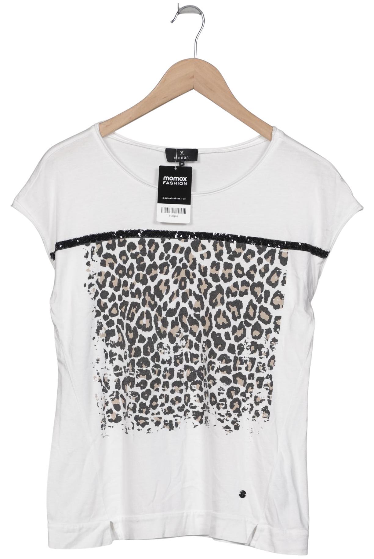 

monari Damen T-Shirt, weiß, Gr. 36