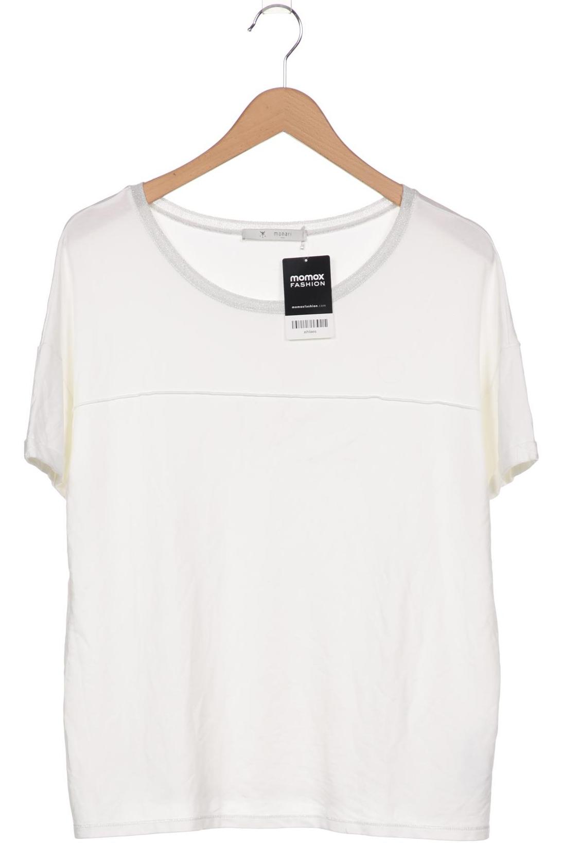 

monari Damen T-Shirt, cremeweiß