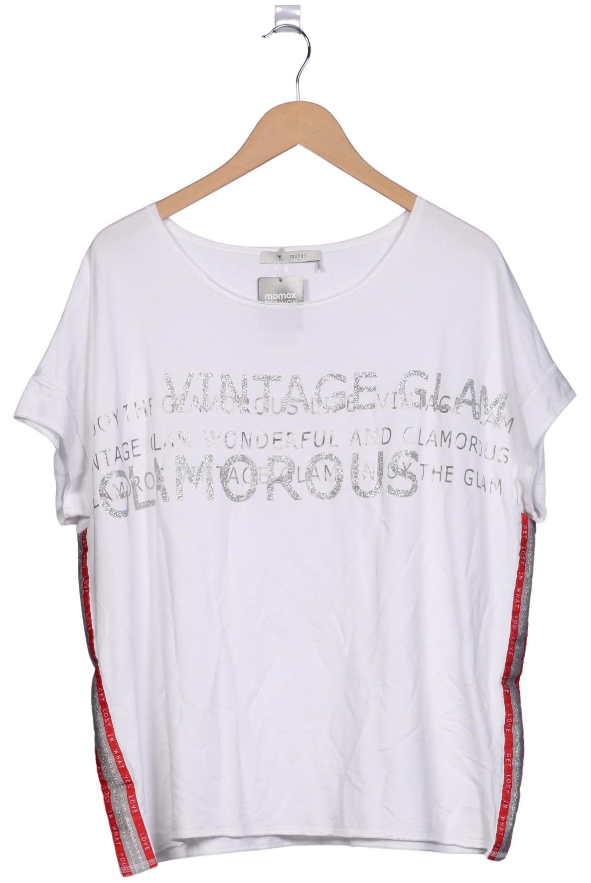 

monari Damen T-Shirt, weiß, Gr. 46