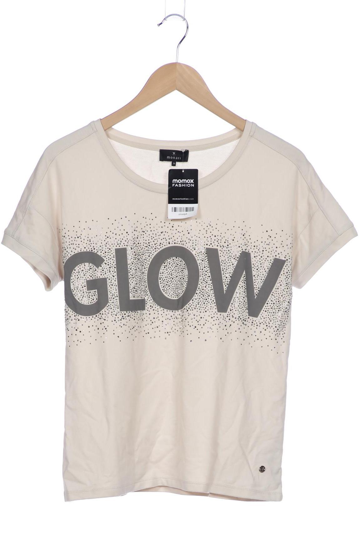 

monari Damen T-Shirt, beige, Gr. 36