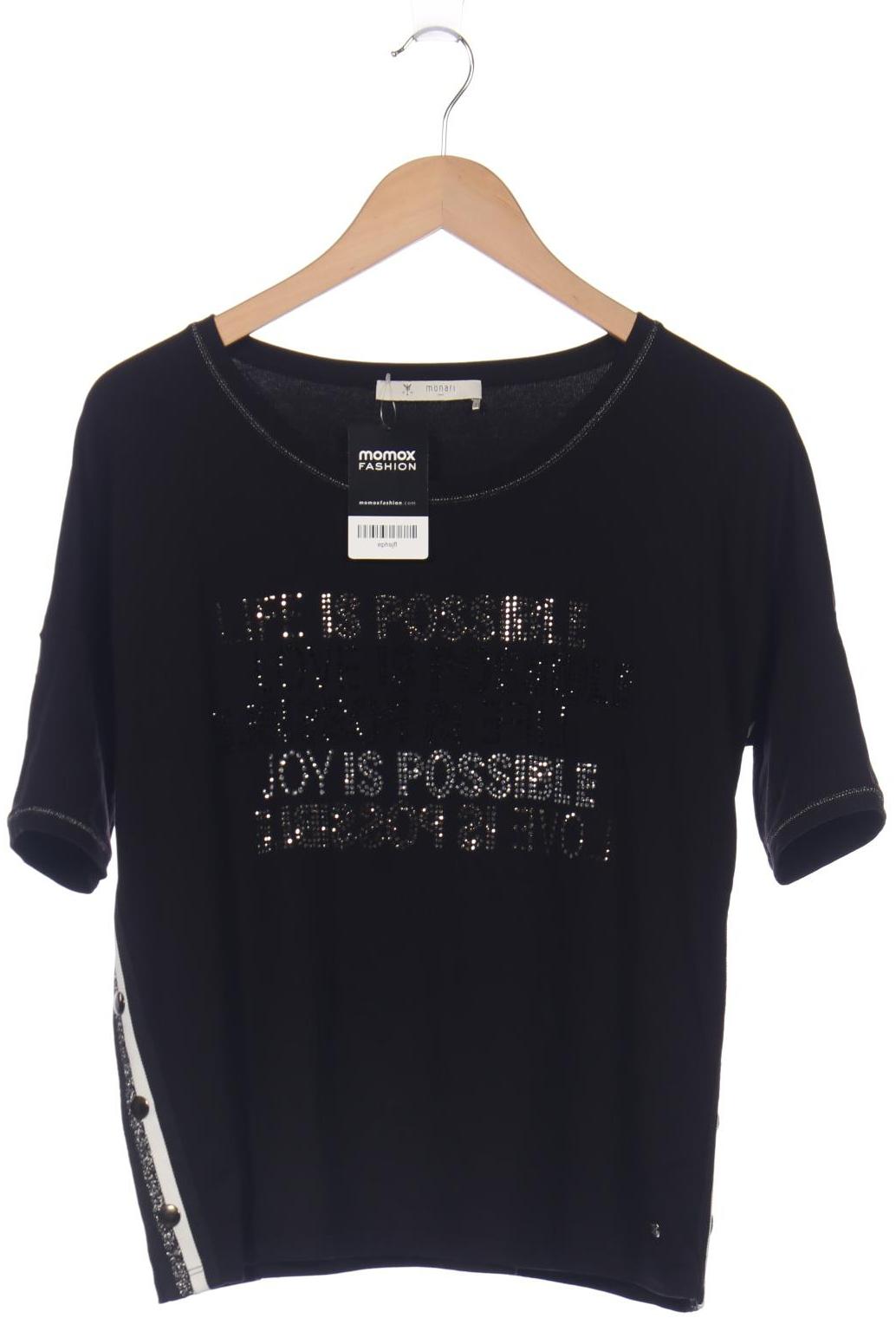 

monari Damen T-Shirt, schwarz