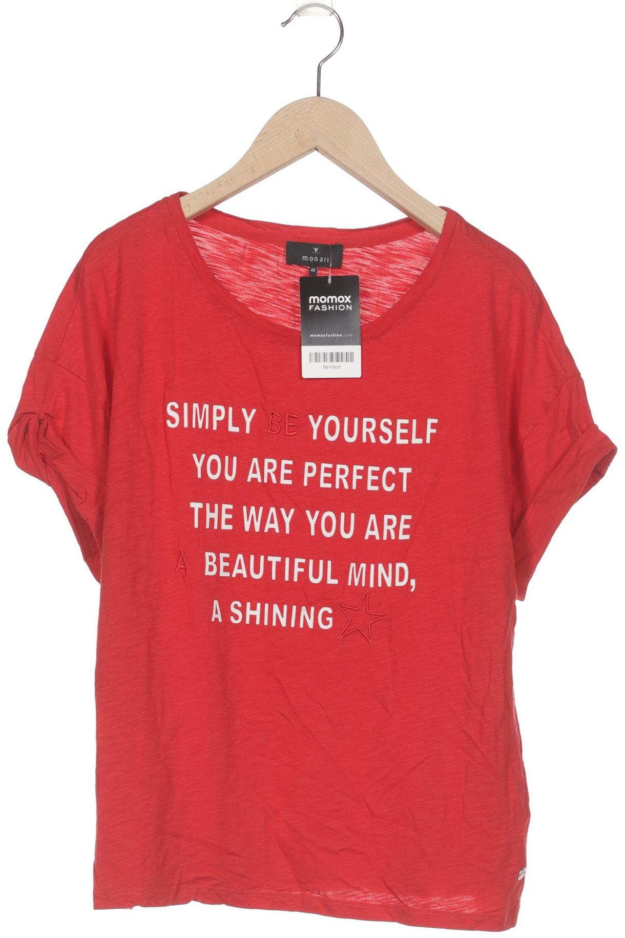 

monari Damen T-Shirt, rot, Gr. 40