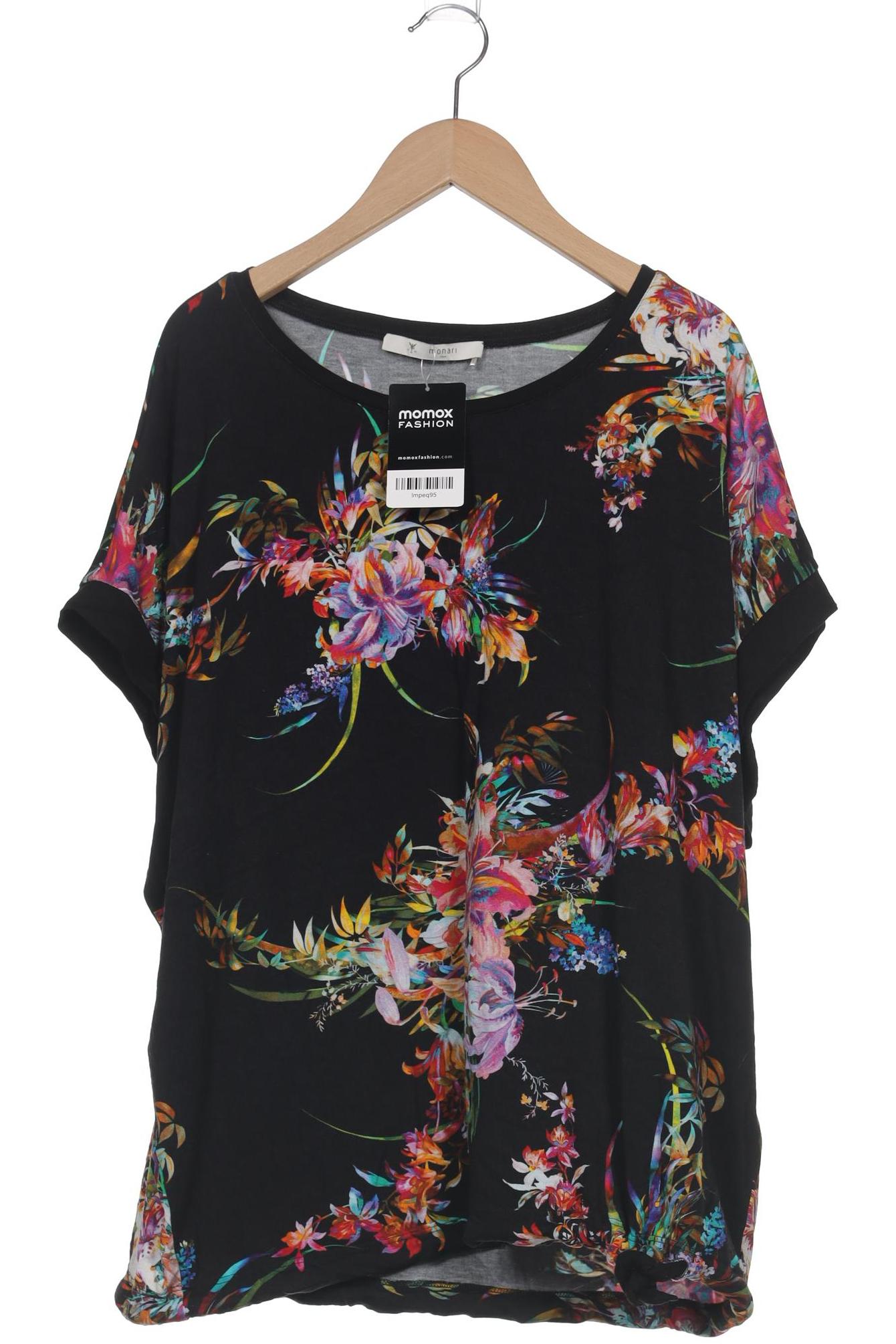 

monari Damen T-Shirt, schwarz, Gr. 44