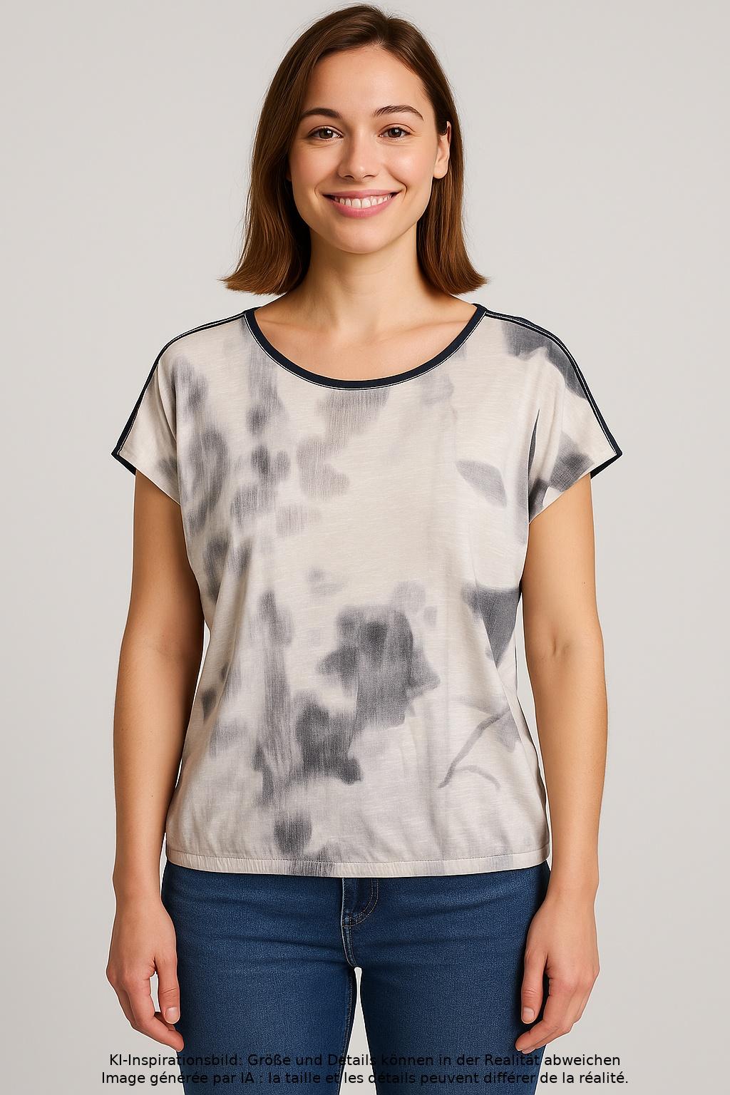 

monari Damen T-Shirt, grau, Gr. 38