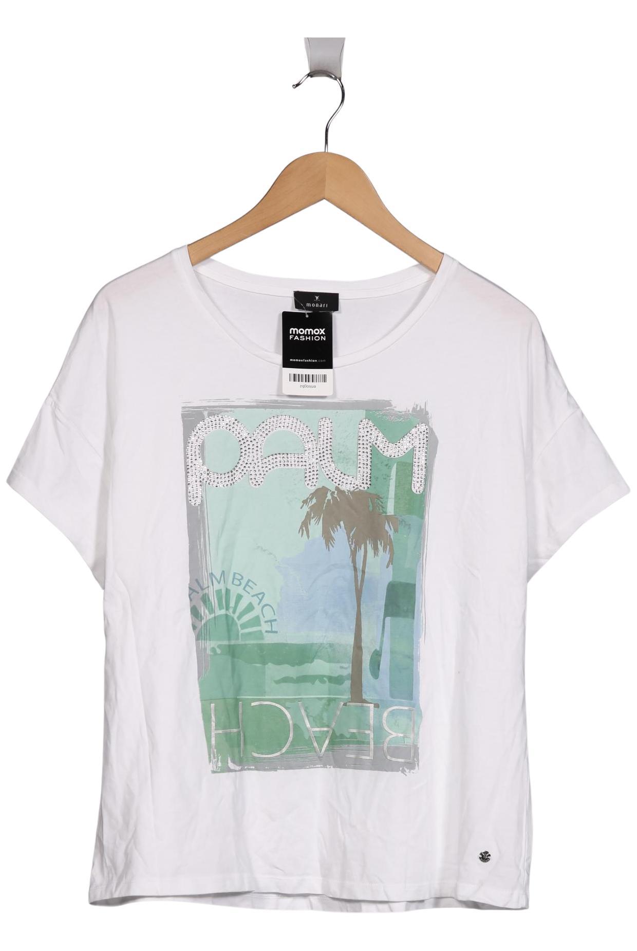 

monari Damen T-Shirt, weiß, Gr. 40