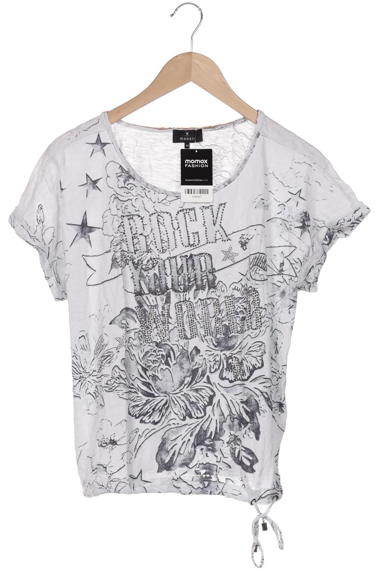 

monari Damen T-Shirt, weiß, Gr. 40
