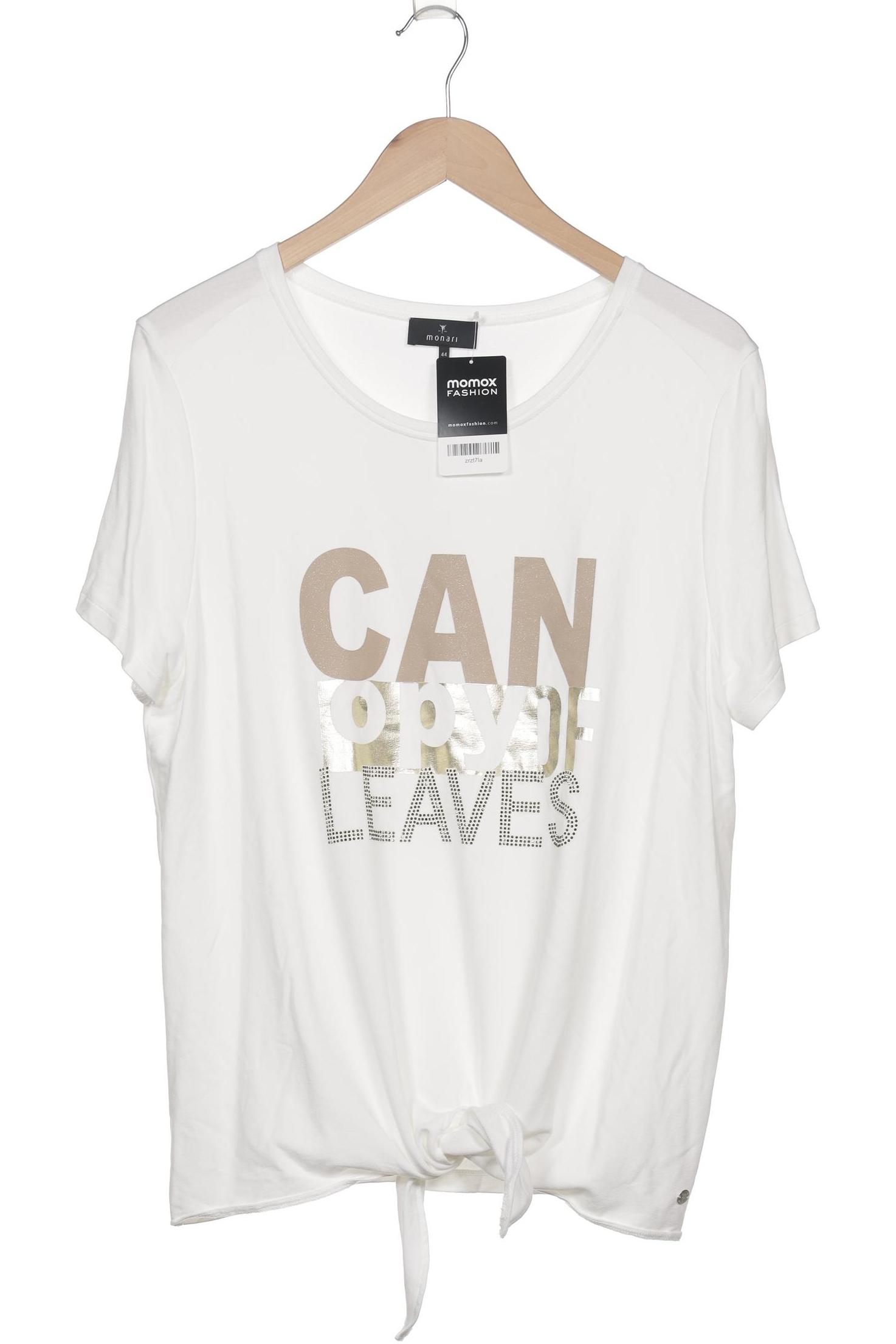 

monari Damen T-Shirt, cremeweiß, Gr. 44