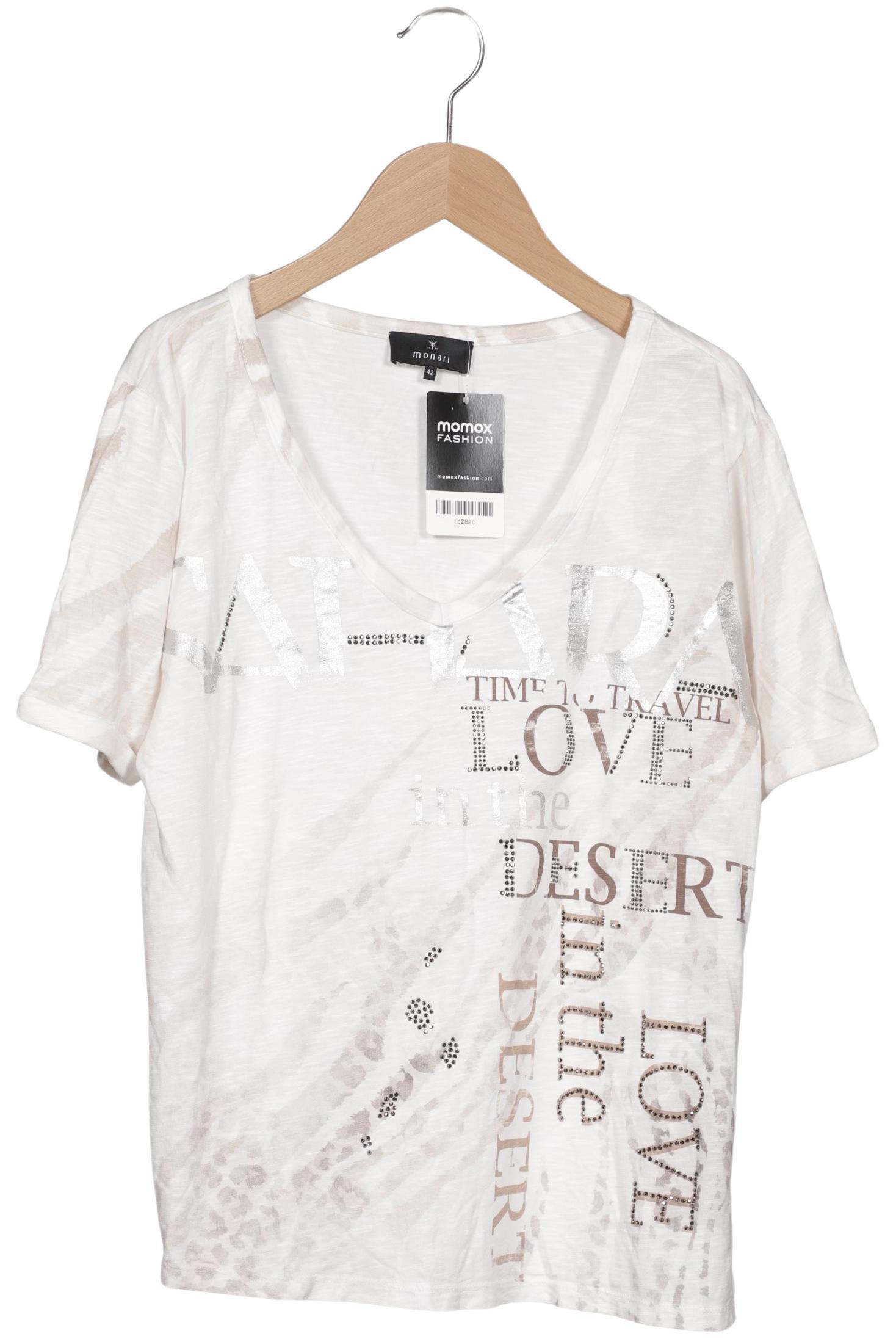 

monari Damen T-Shirt, weiß, Gr. 42