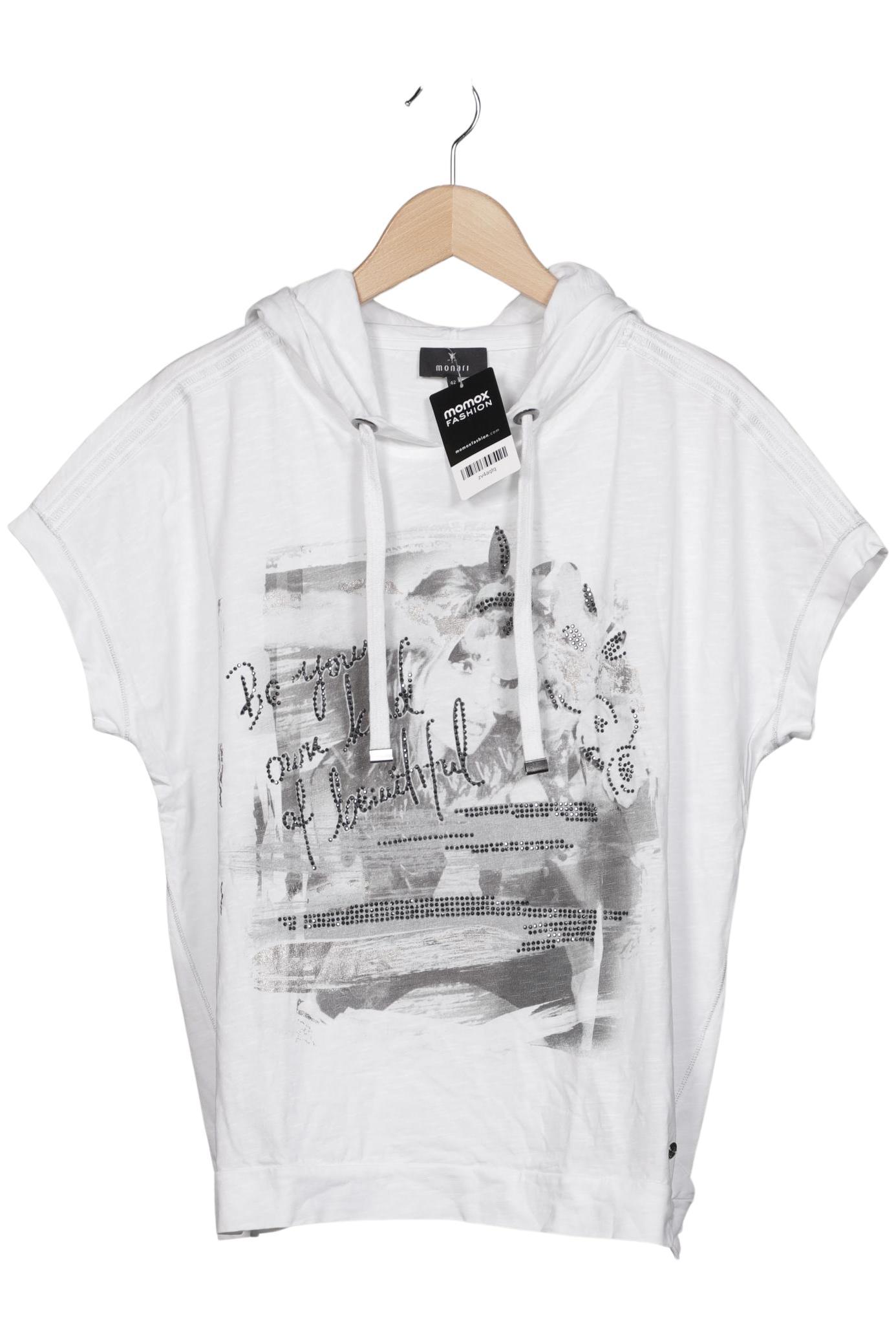 

monari Damen T-Shirt, weiß, Gr. 42
