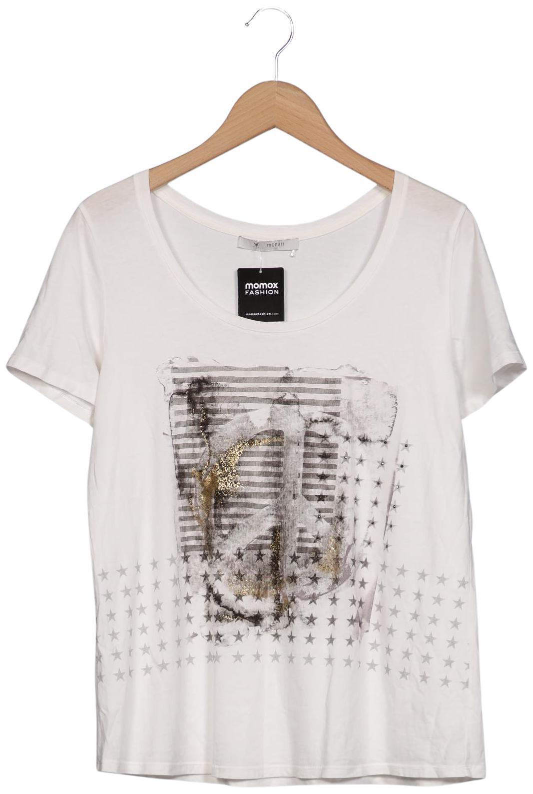 

monari Damen T-Shirt, weiß, Gr. 38