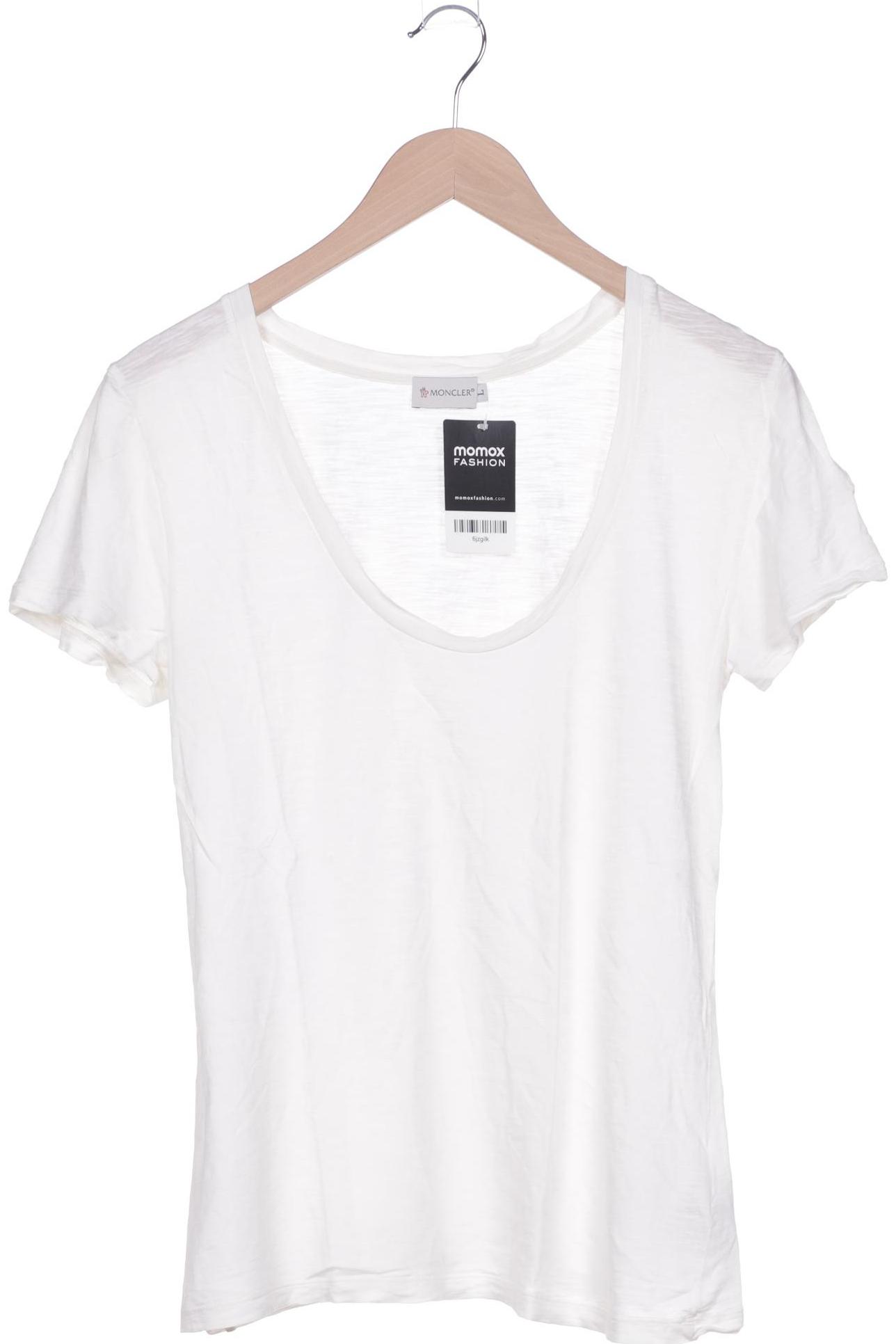 

Moncler Damen T-Shirt, cremeweiß, Gr. 42