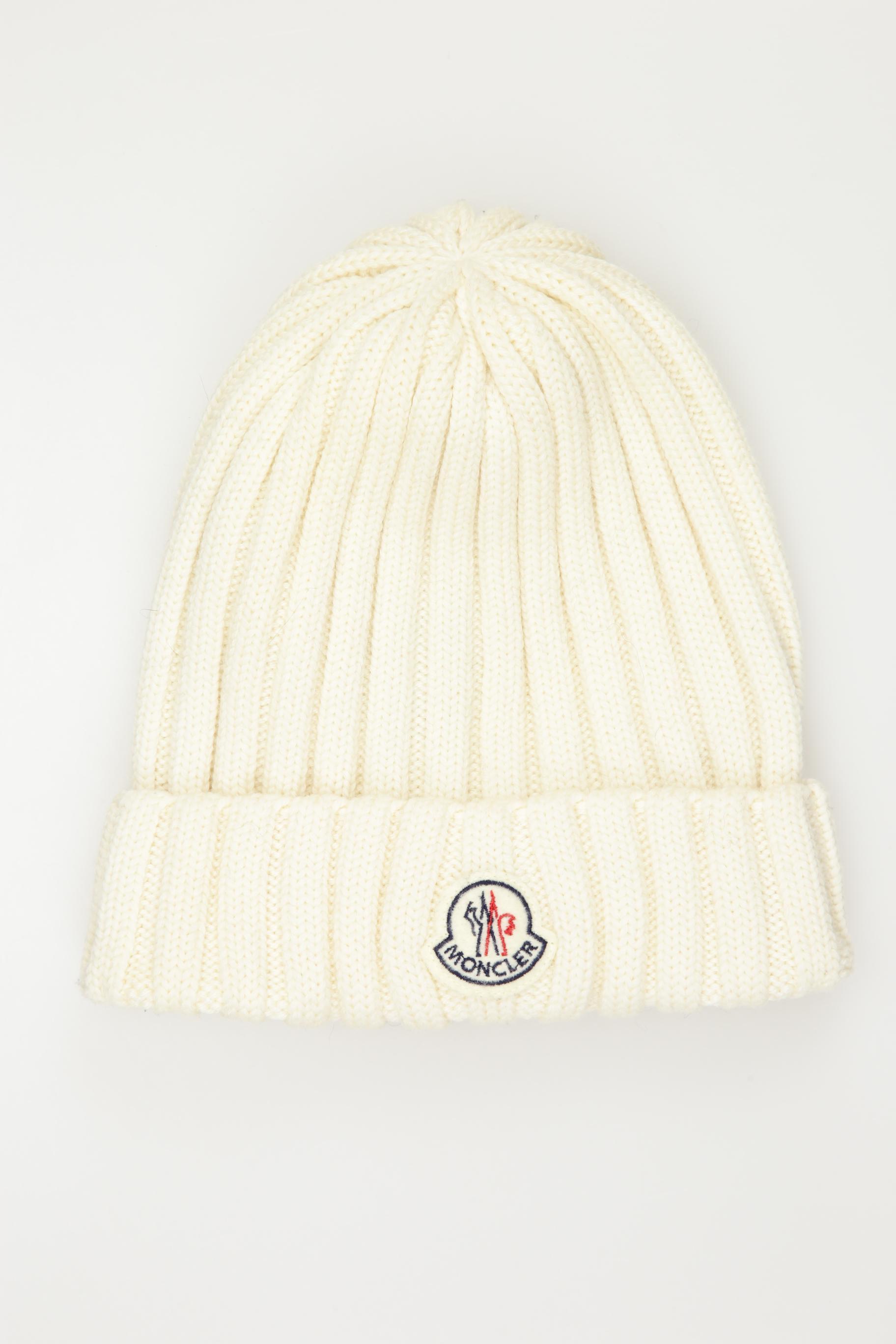

Moncler Herren Hut/Mütze, cremeweiß, Gr. uni