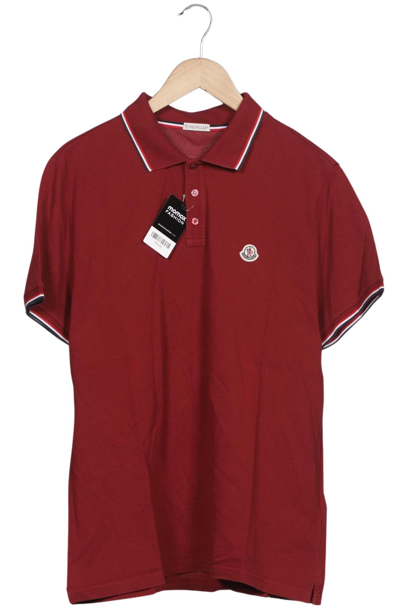 

Moncler Herren Poloshirt, bordeaux, Gr. 56