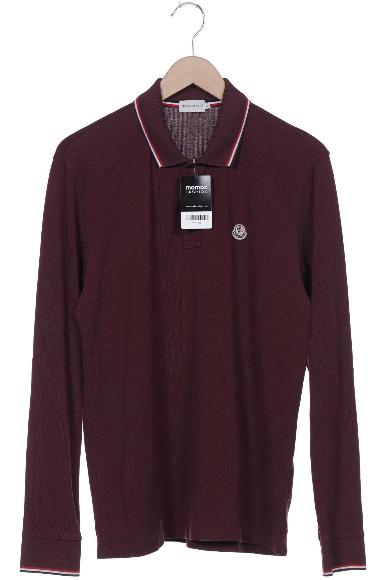 

Moncler Herren Poloshirt, bordeaux, Gr. 54