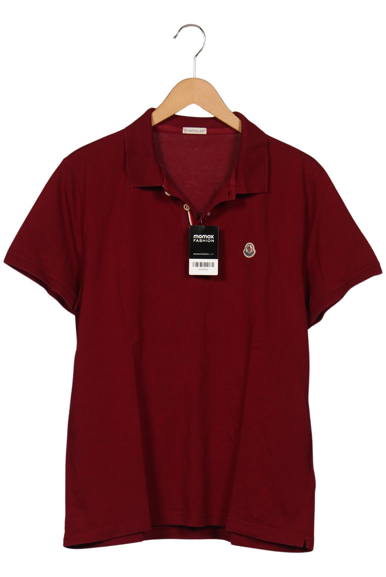 

Moncler Herren Poloshirt, bordeaux, Gr. 56